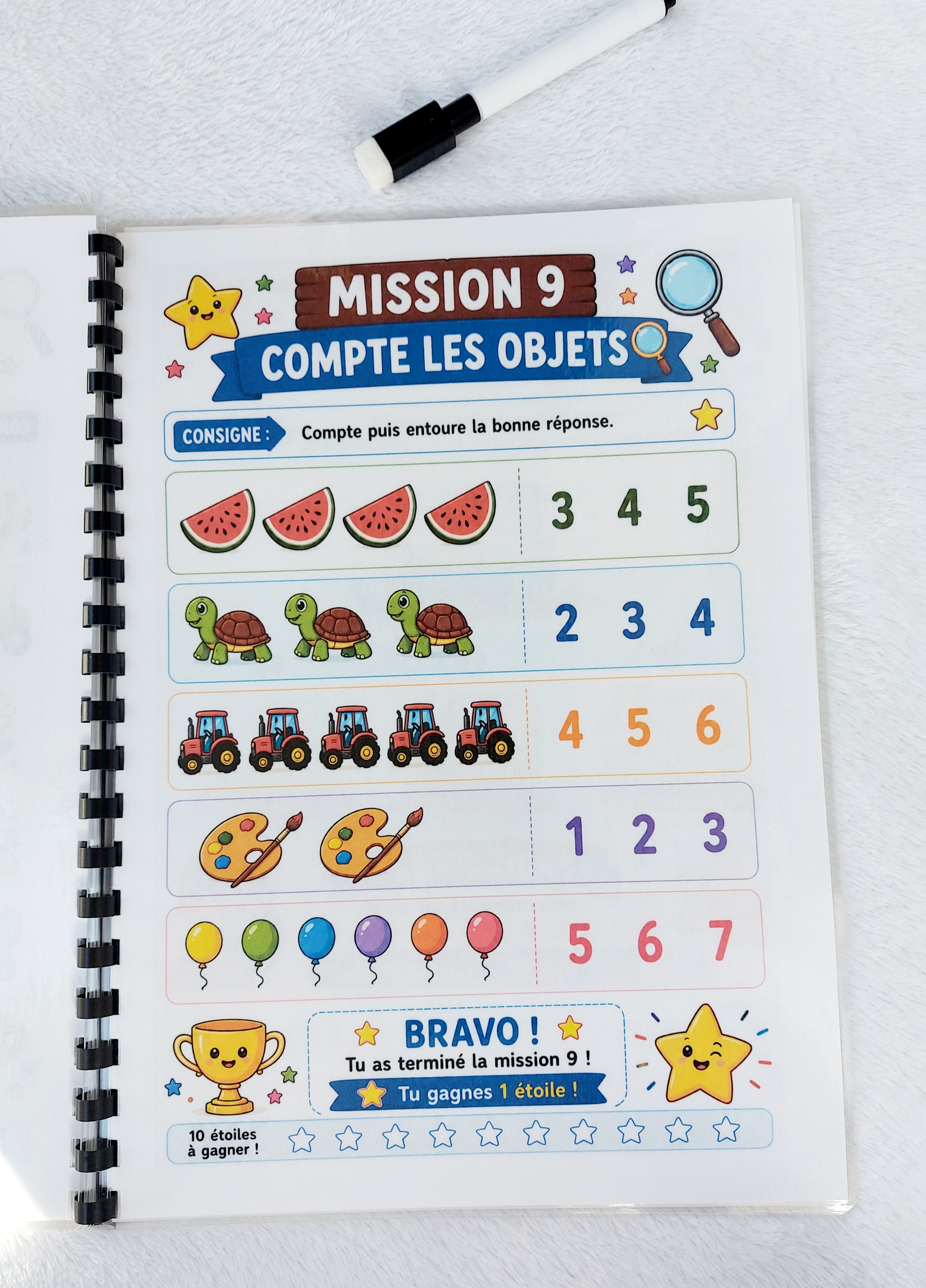Mission Vacances – Livret d'activités réutilisable dès 5 ans | 10 missions à réussir