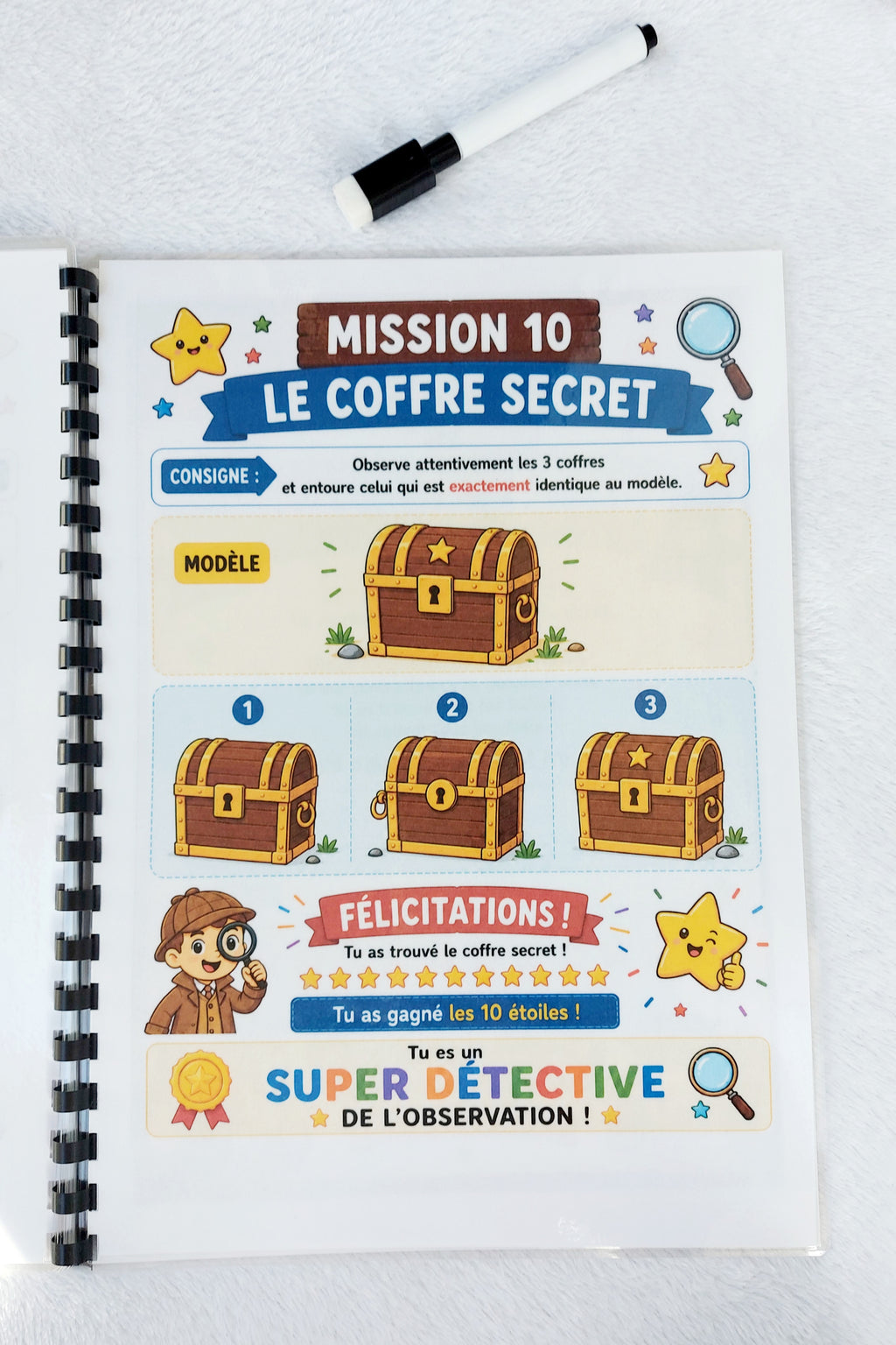 Mission Vacances – Livret d'activités réutilisable dès 5 ans | 10 missions à réussir