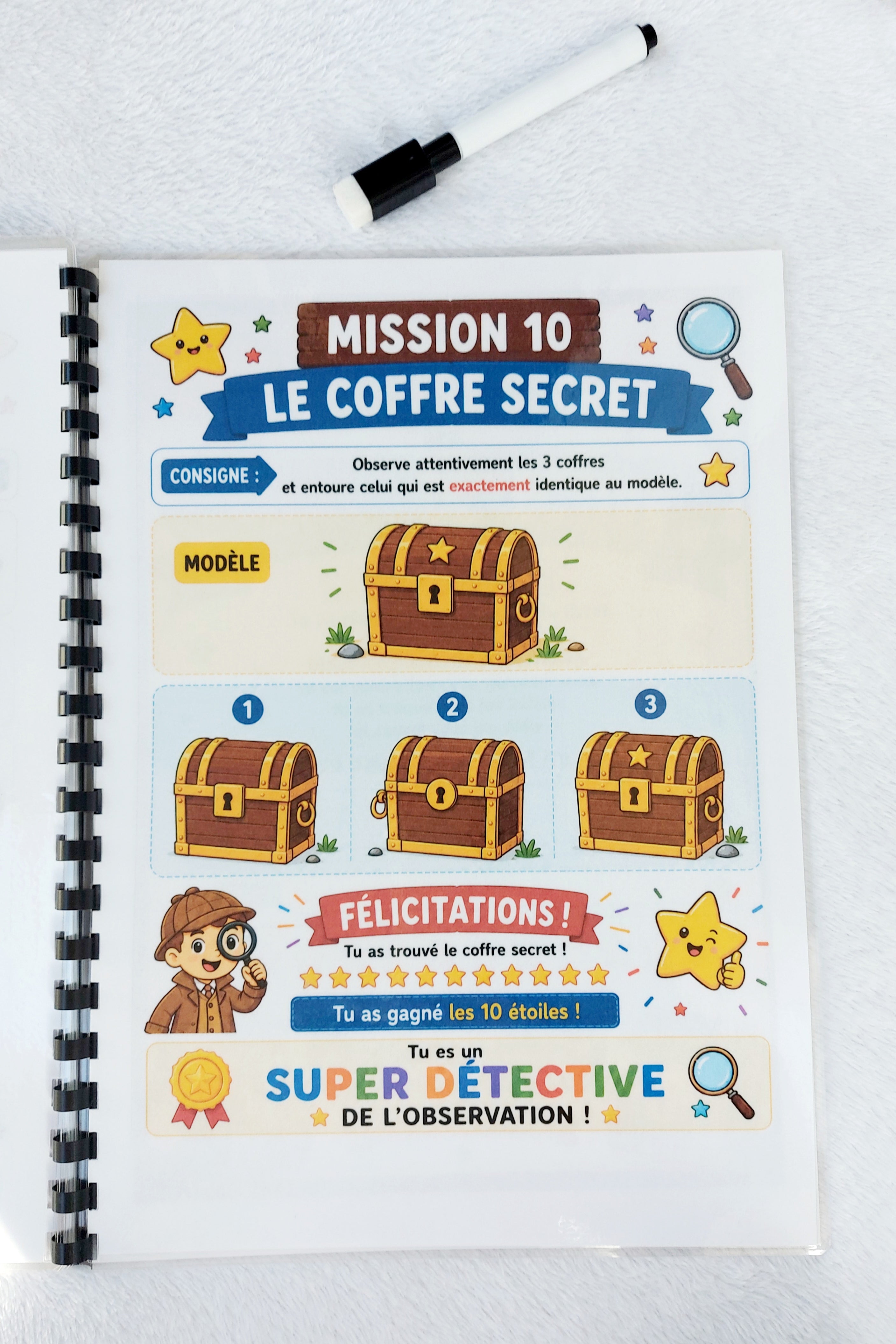 Mission Vacances – Livret d'activités réutilisable dès 5 ans | 10 missions à réussir