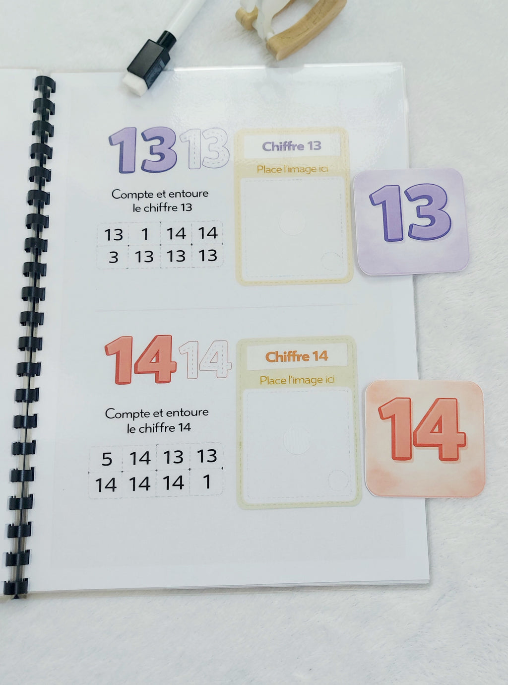 J’apprends à compter de 0 à 20 – Livret éducatif réutilisable