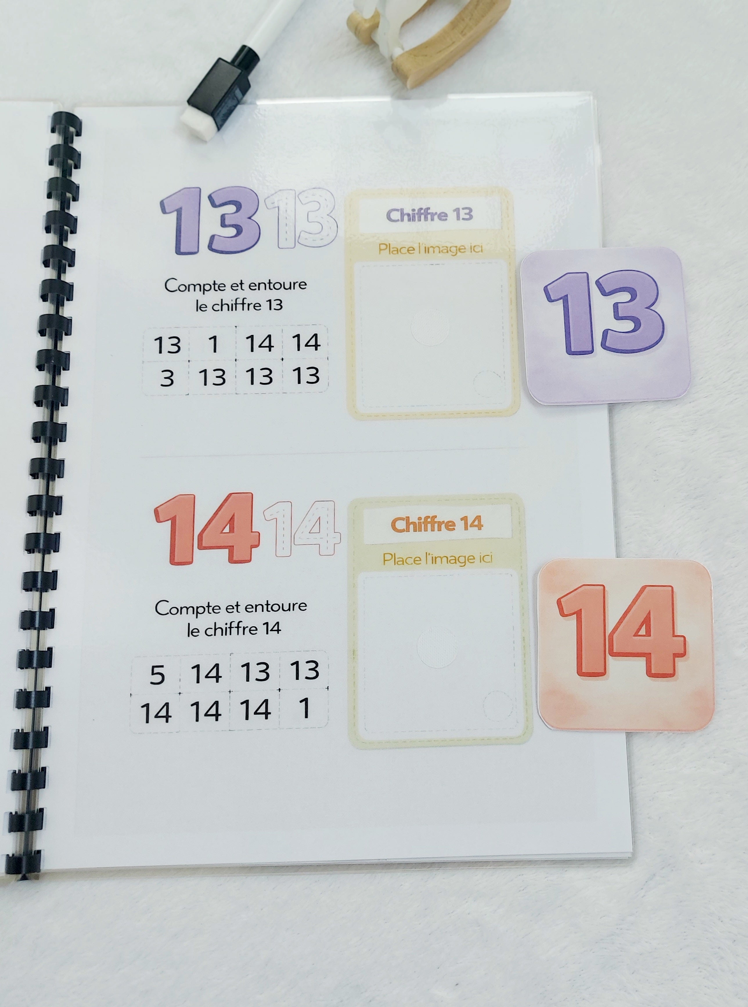 J’apprends à compter de 0 à 20 – Livret éducatif réutilisable