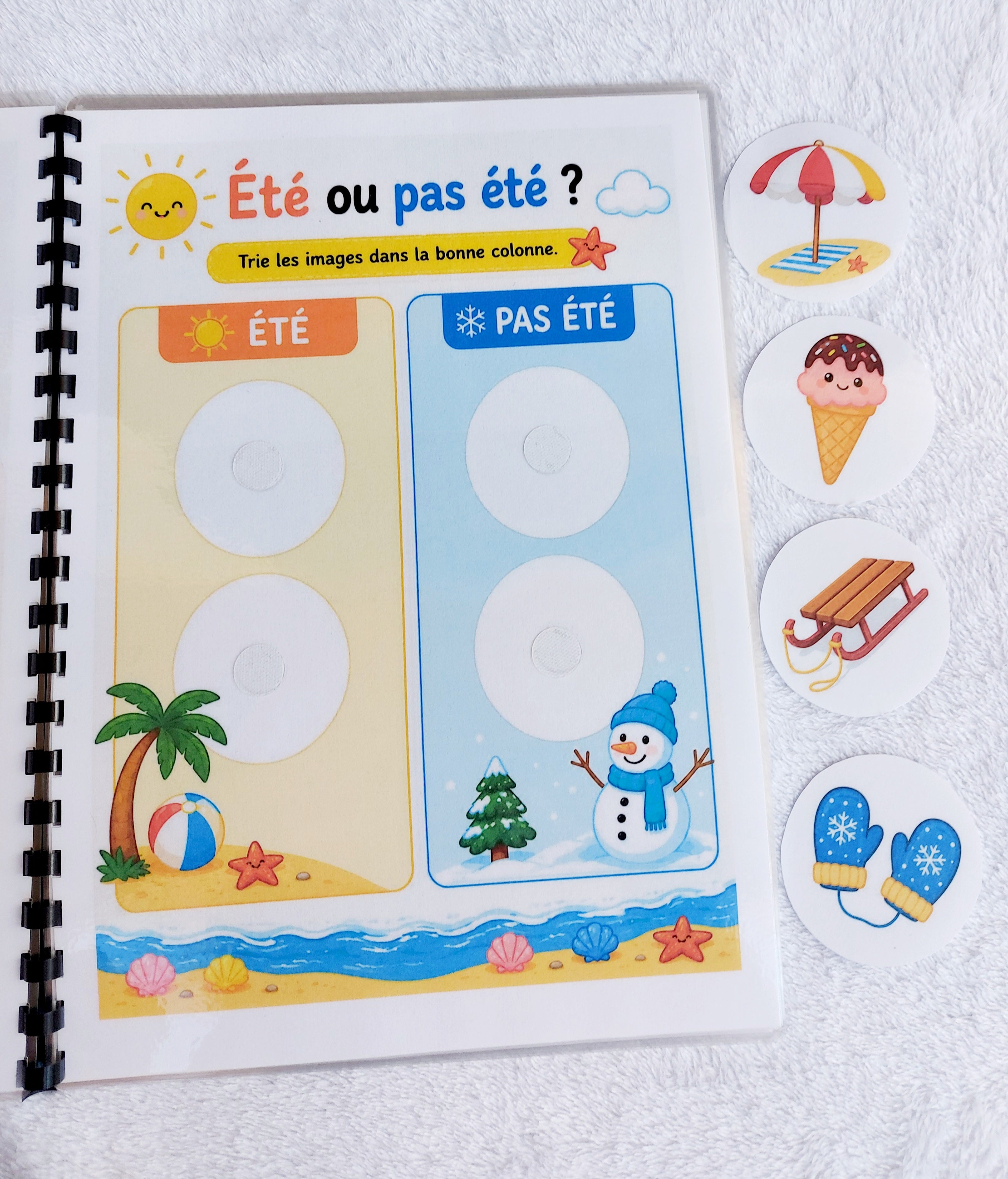 MON LIVRET DES VACANCES D'ÉTÉ – 2/3 ANS ☀️🏖️