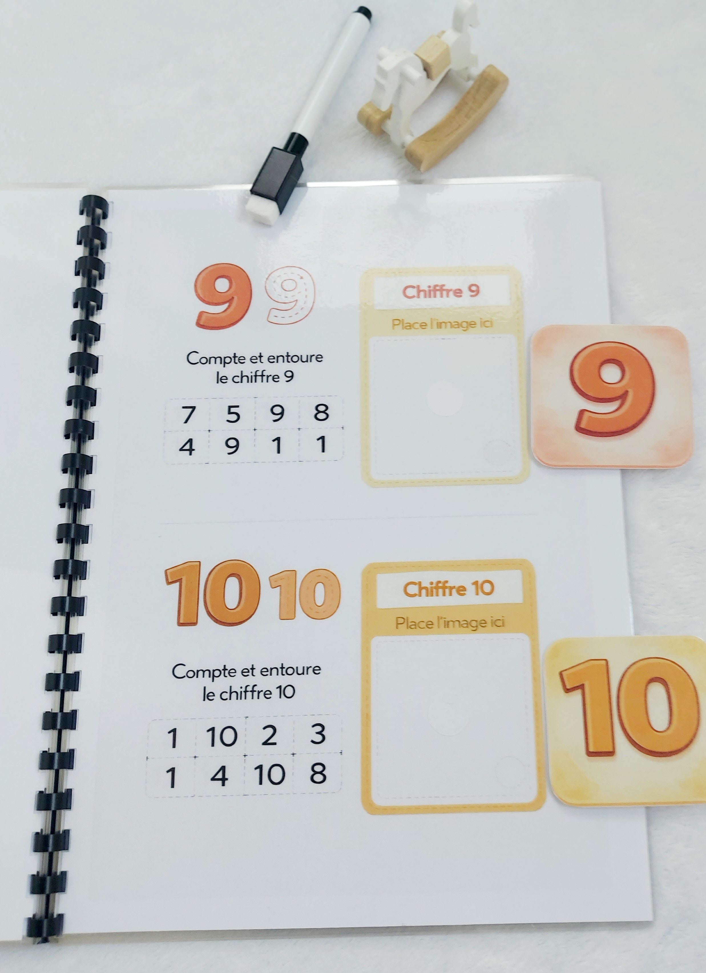 J’apprends à compter de 0 à 20 – Livret éducatif réutilisable