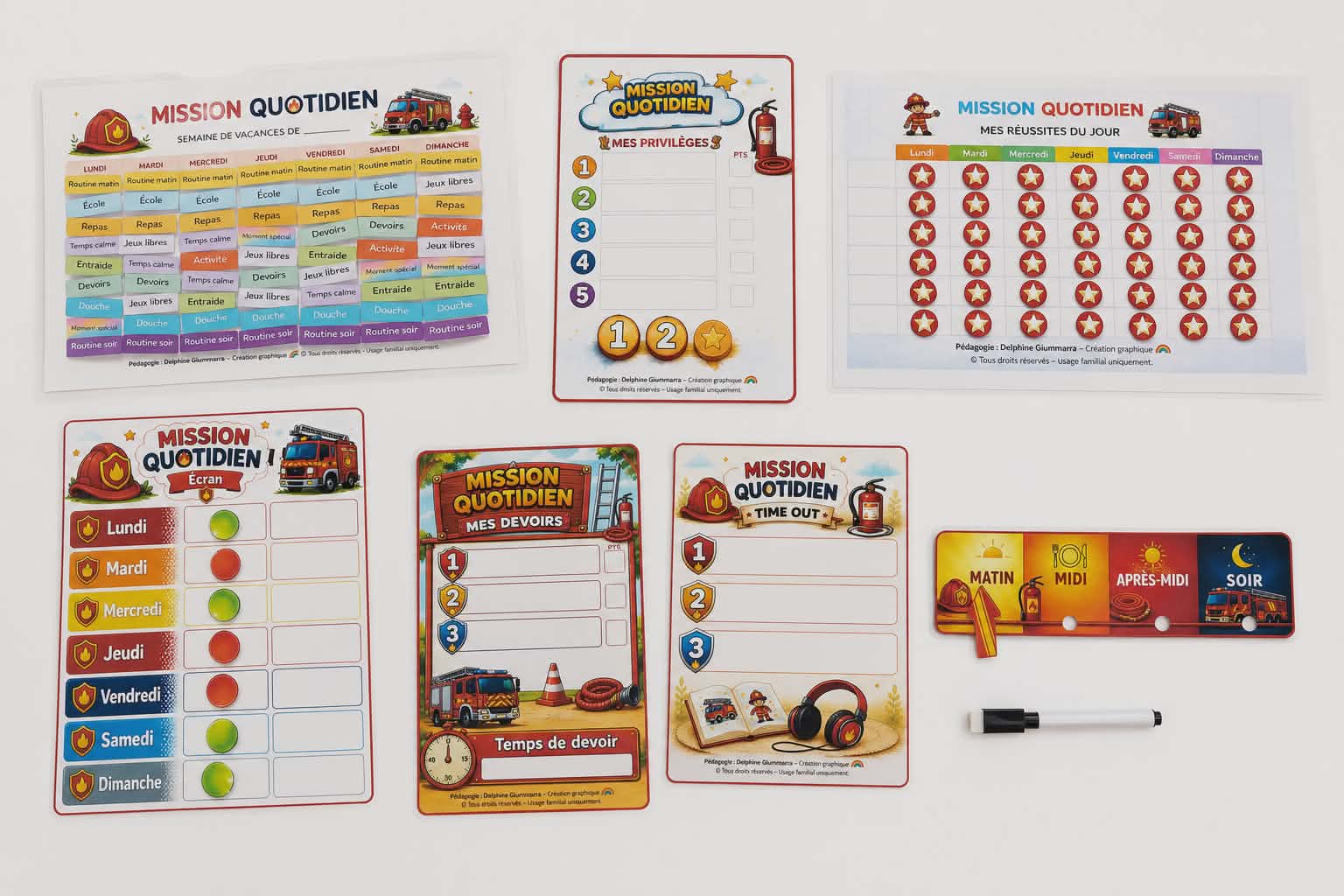 PACK POMPIER 4/8ANS