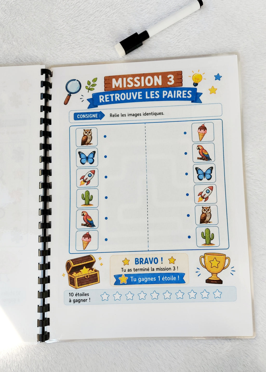 Mission Vacances – Livret d'activités réutilisable dès 5 ans | 10 missions à réussir