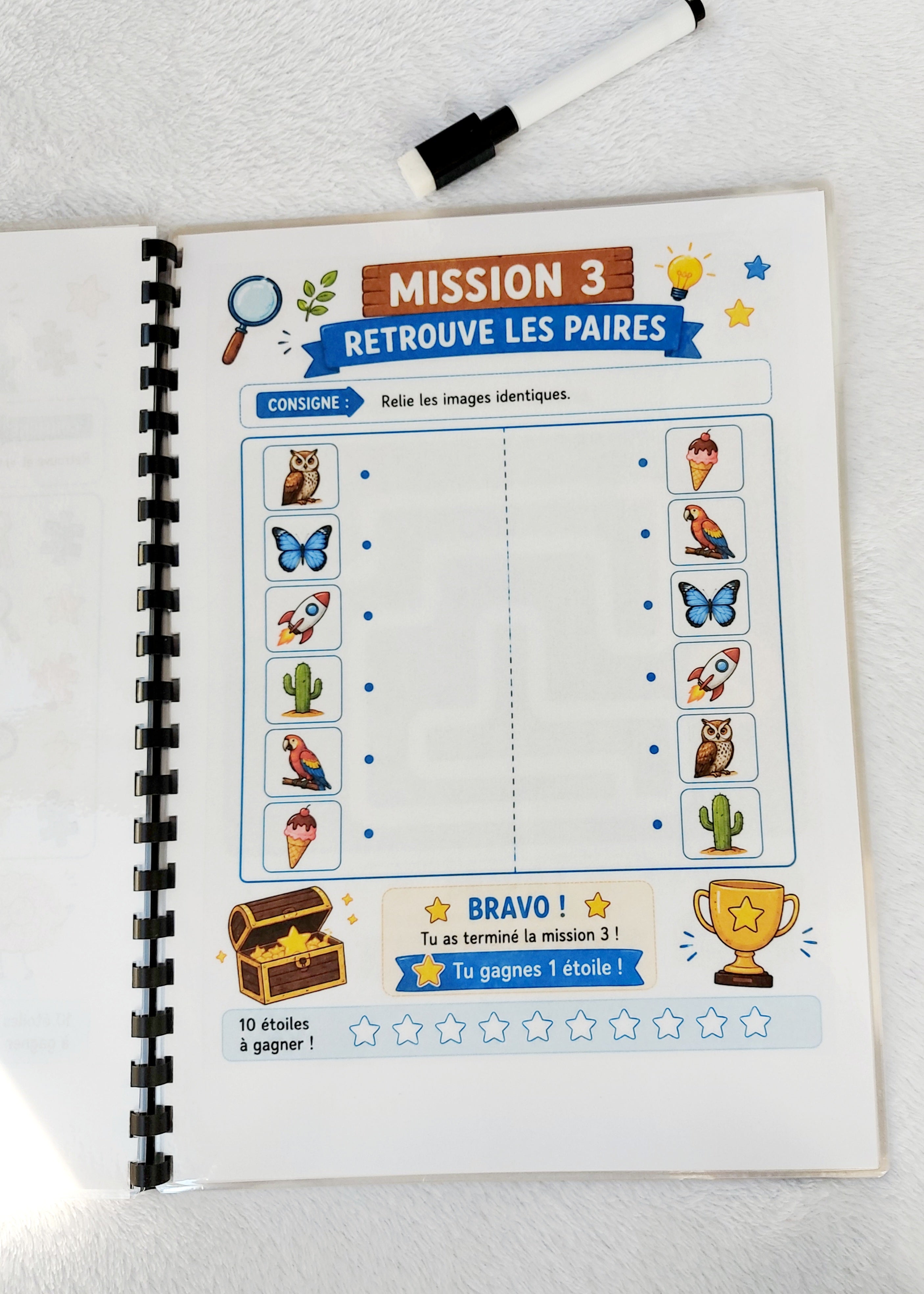 Mission Vacances – Livret d'activités réutilisable dès 5 ans | 10 missions à réussir
