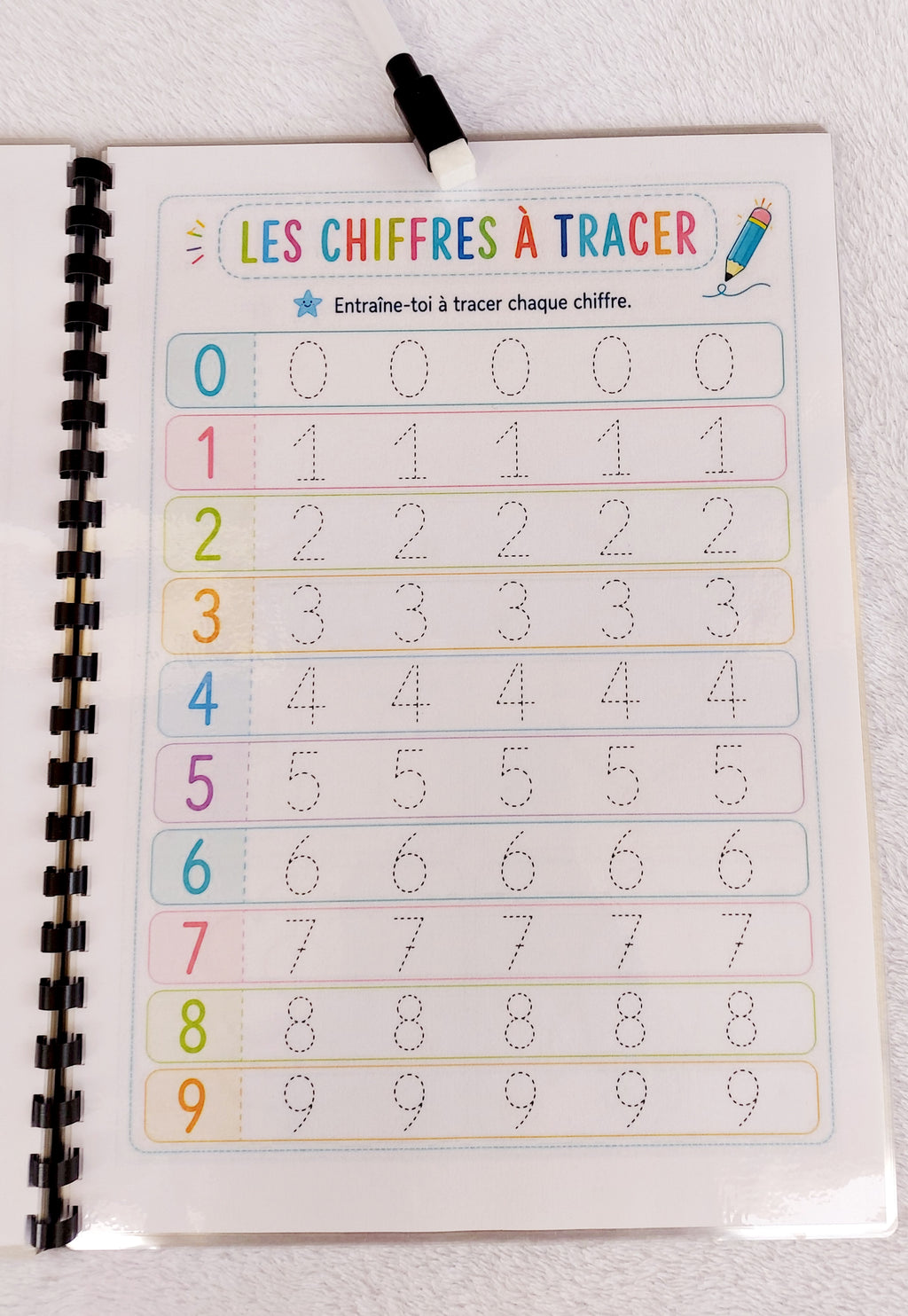 Mon Cahier de Graphisme Effaçable dès 4 ans – Lettres, Chiffres, Formes et Tracés ✏️