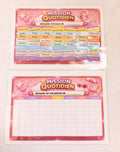 LOT PLANNINGS DU QUOTIDIEN GIRLY 9/12 ANS
