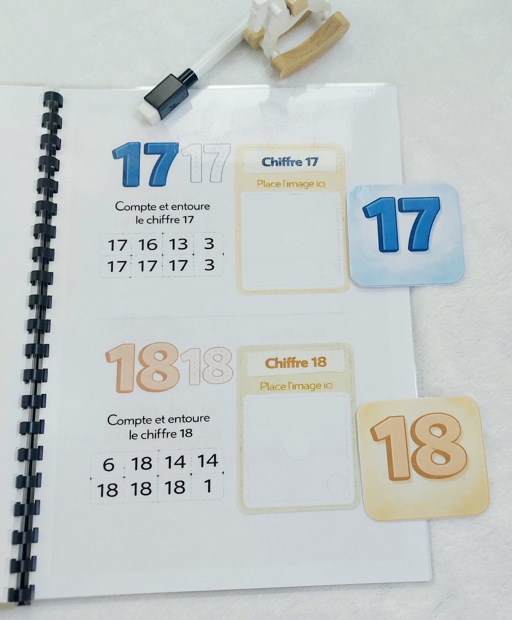 J’apprends à compter de 0 à 20 – Livret éducatif réutilisable