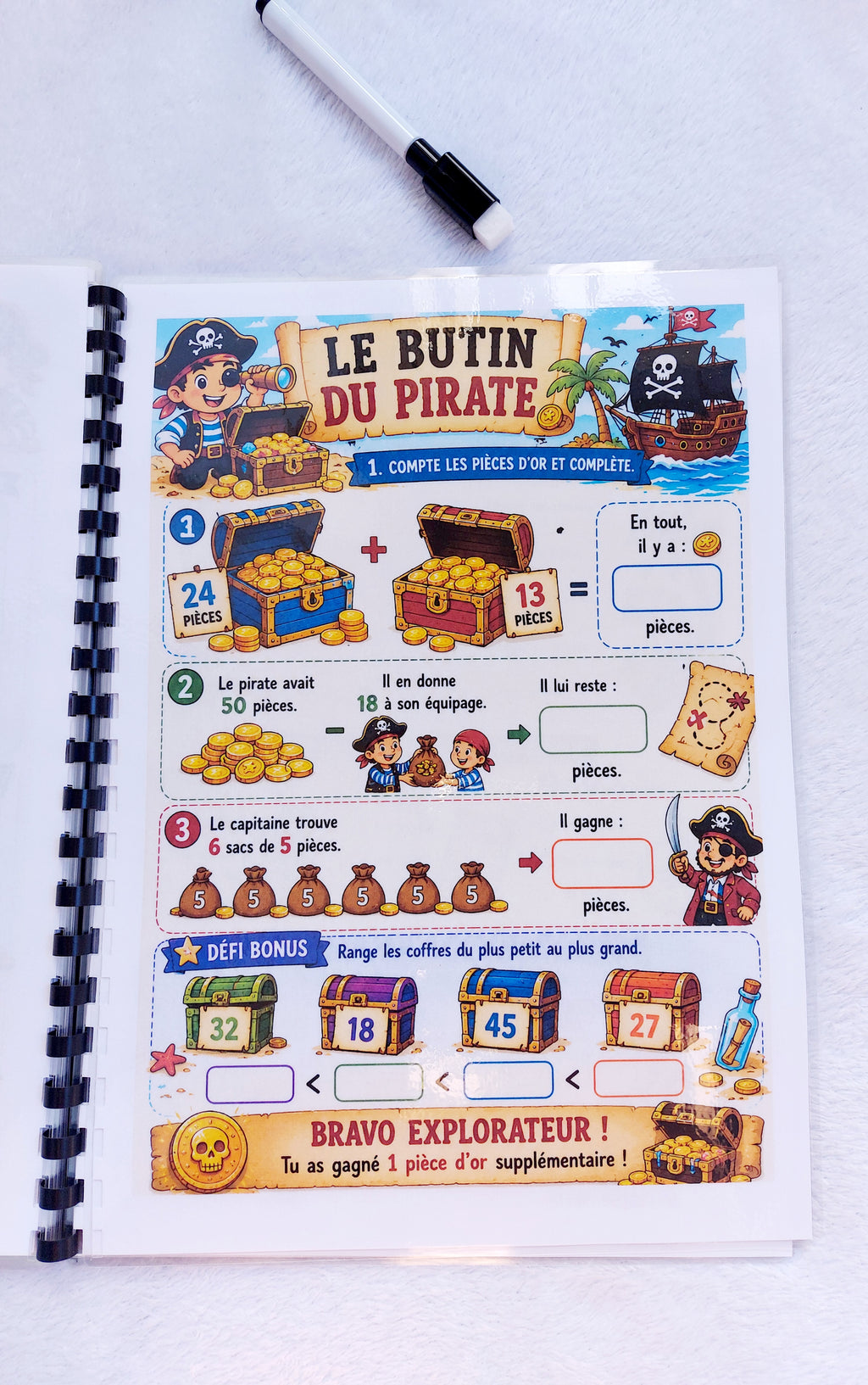 Mission CE1 ➜ CE2 : La Chasse au Trésor des Vacances | Livret d'activités réutilisable dès 7 ans