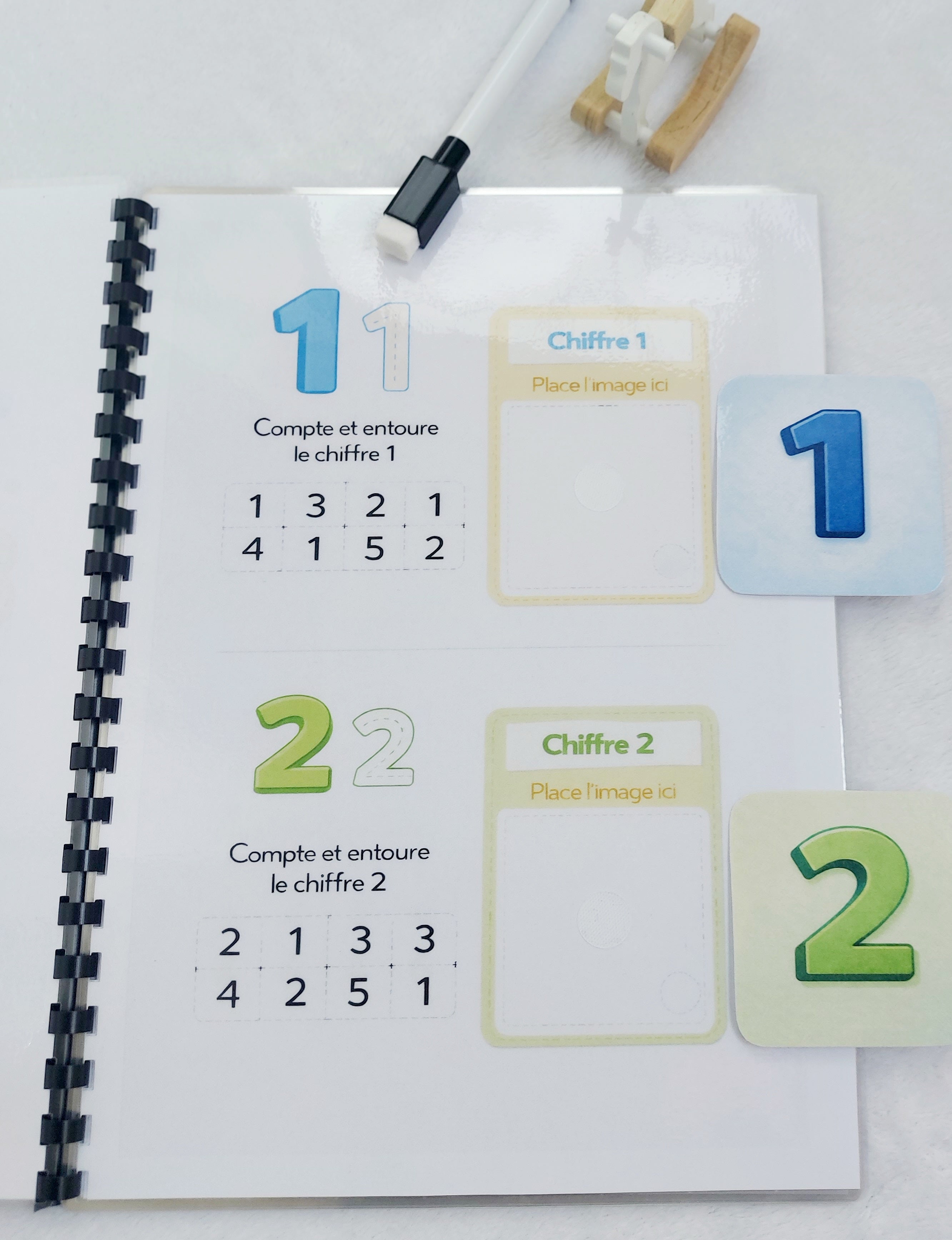 J’apprends à compter de 0 à 20 – Livret éducatif réutilisable