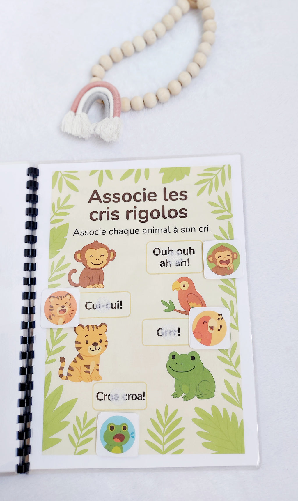 Mon Livret d'Activités – Thème Jungle 🦁🌿 Dès 2 ans