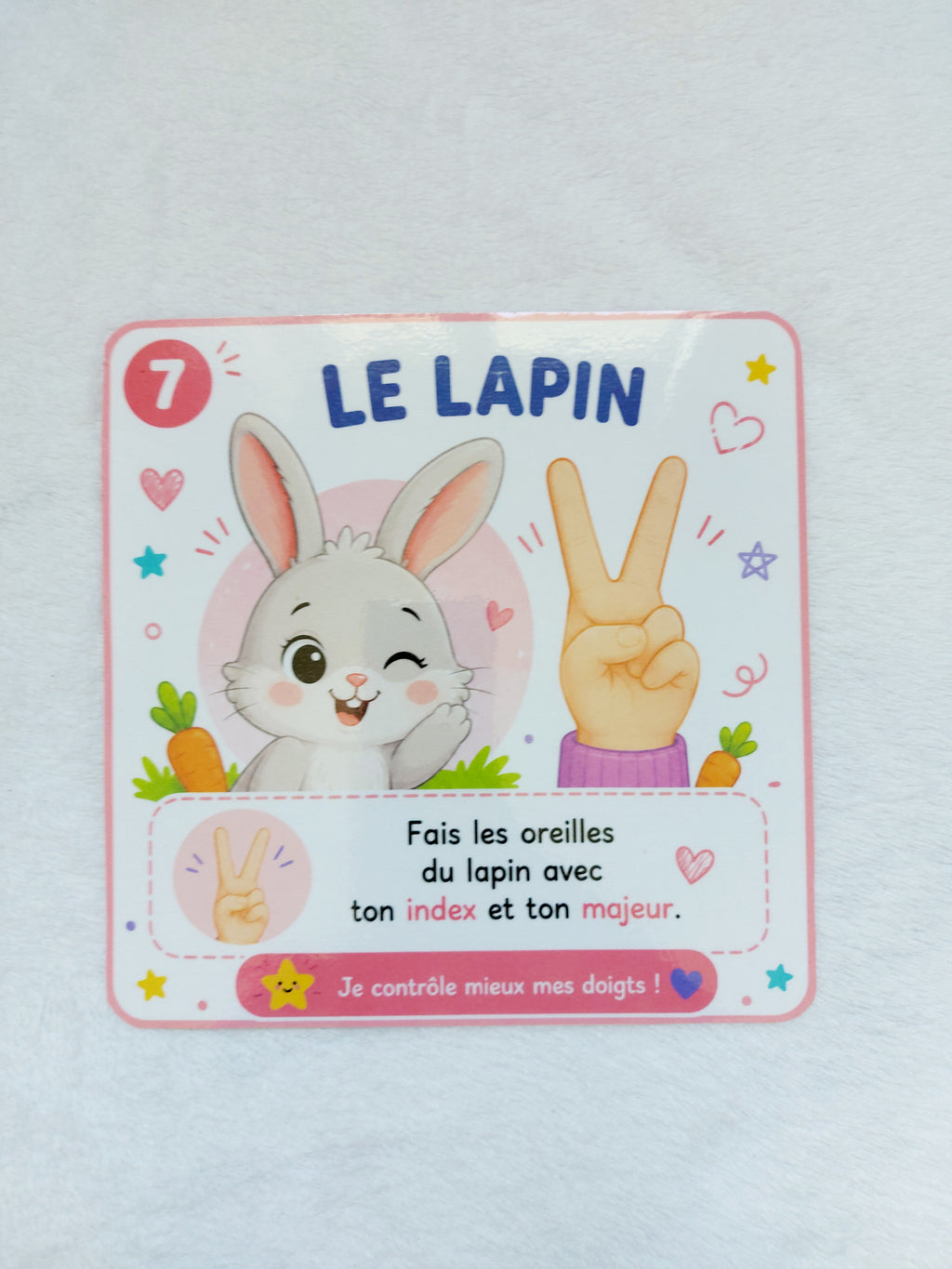 Cartes de motricité fine - Dès 3 ans | 10 défis ludiques pour les doigts