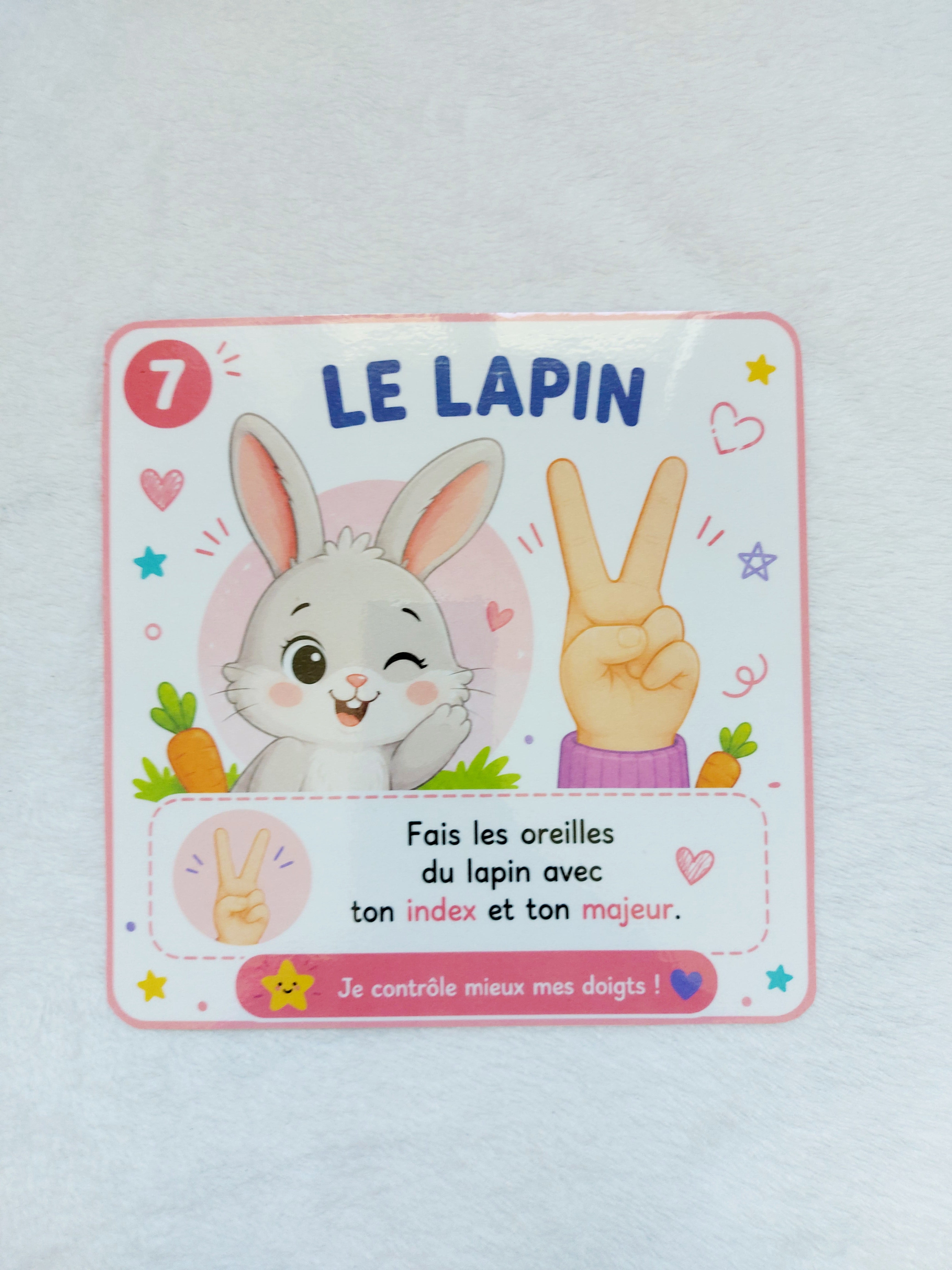 Cartes de motricité fine - Dès 3 ans | 10 défis ludiques pour les doigts