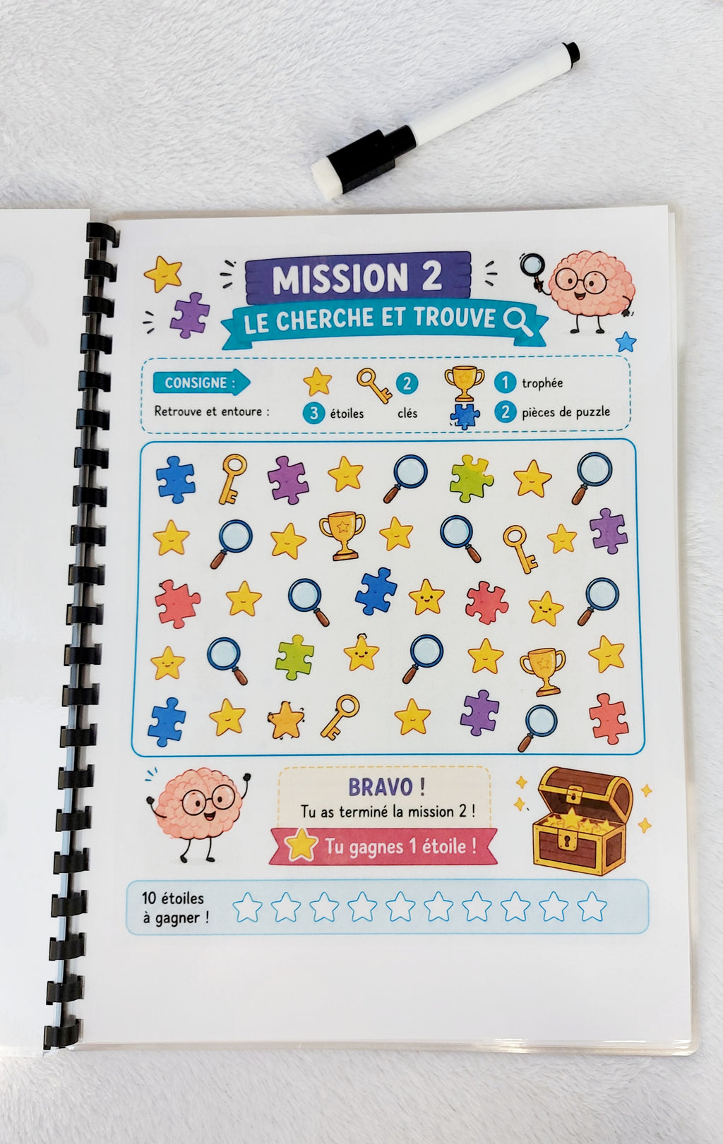 Mission Vacances – Livret d'activités réutilisable dès 5 ans | 10 missions à réussir
