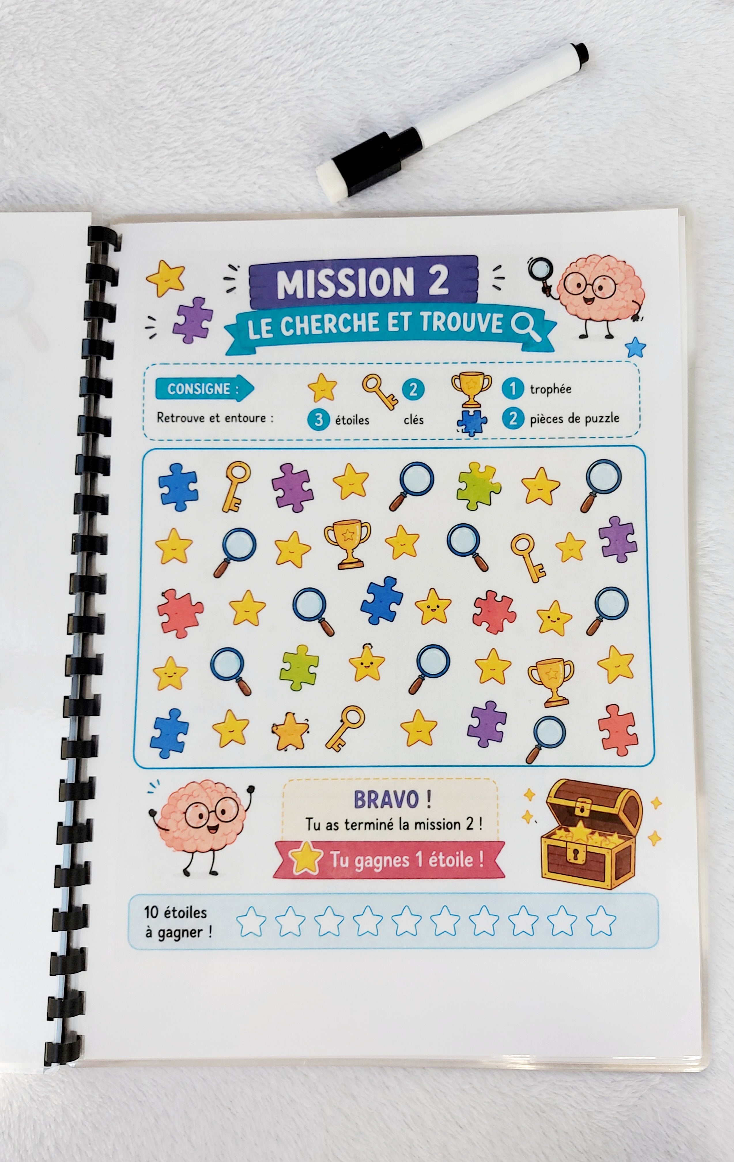 Mission Vacances – Livret d'activités réutilisable dès 5 ans | 10 missions à réussir