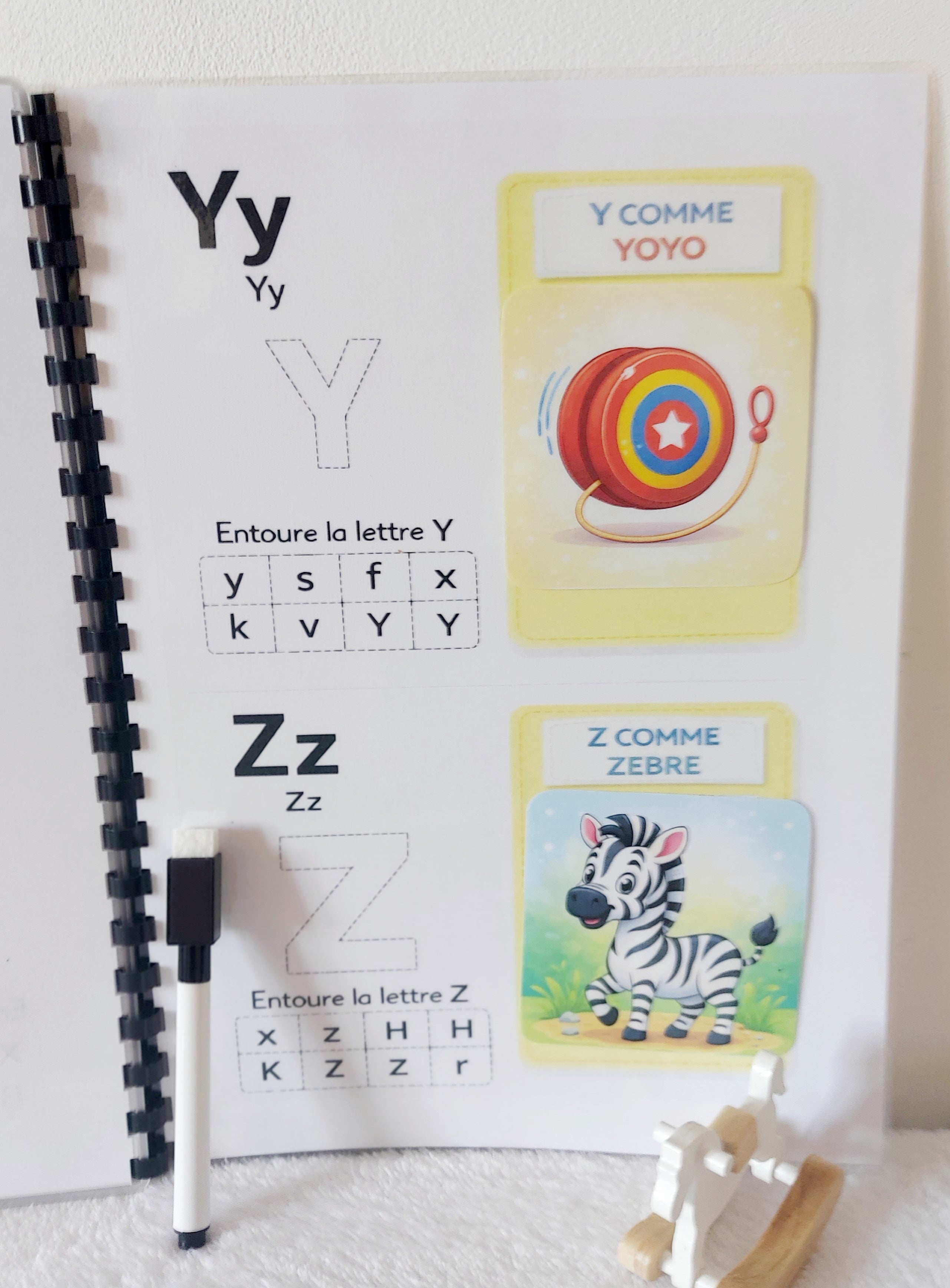 Livret d’activités L’Alphabet – J’apprends les lettres en m’amusant