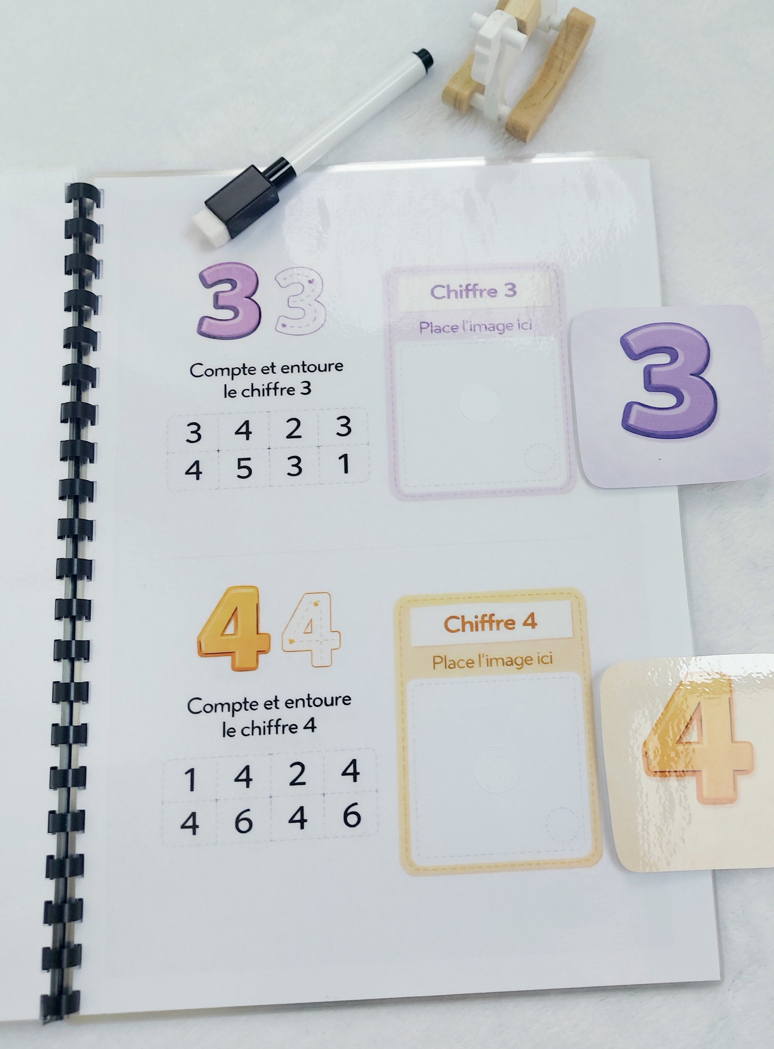 J’apprends à compter de 0 à 20 – Livret éducatif réutilisable