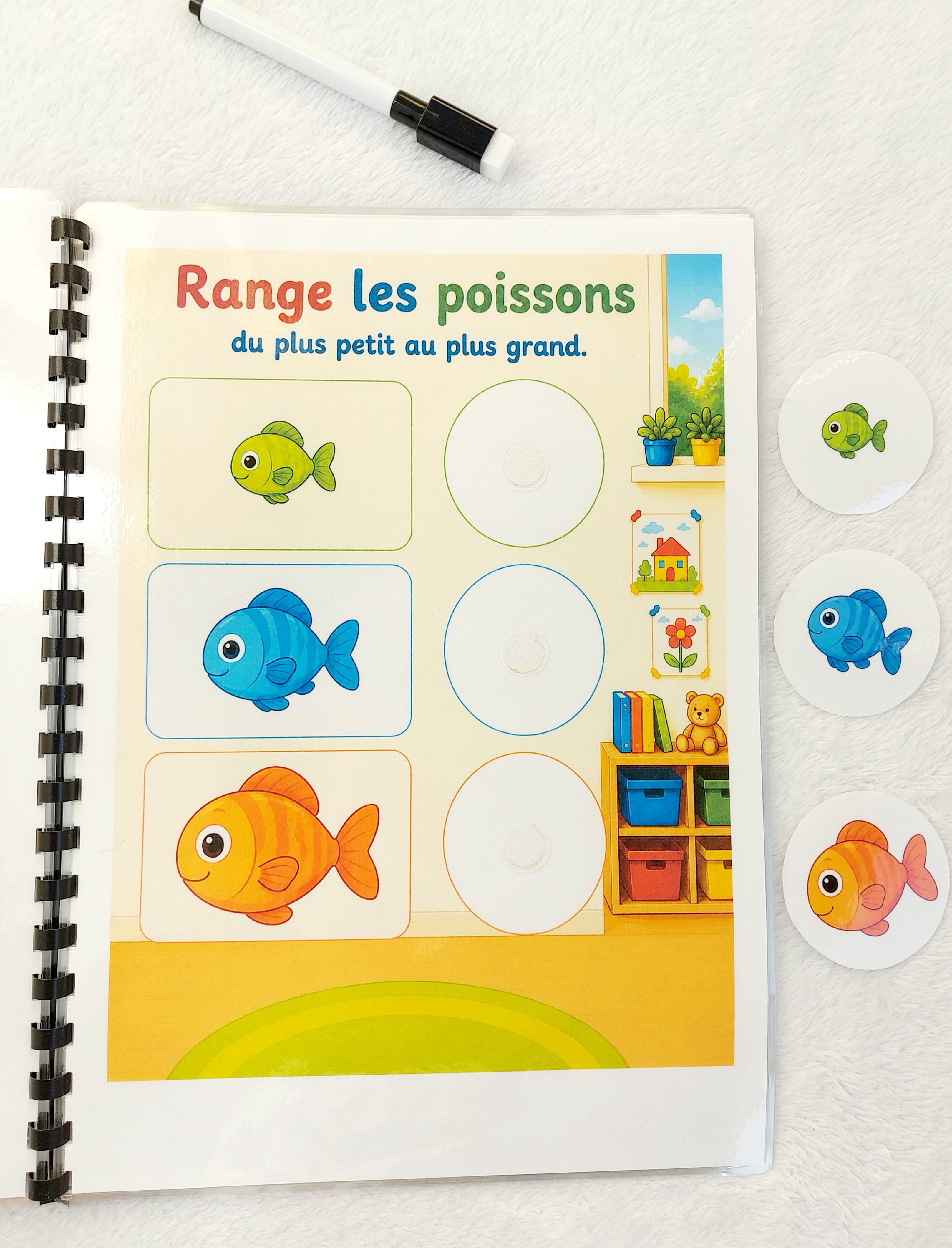 En route vers la maternelle – Livret d'activités réutilisable dès 2 ans