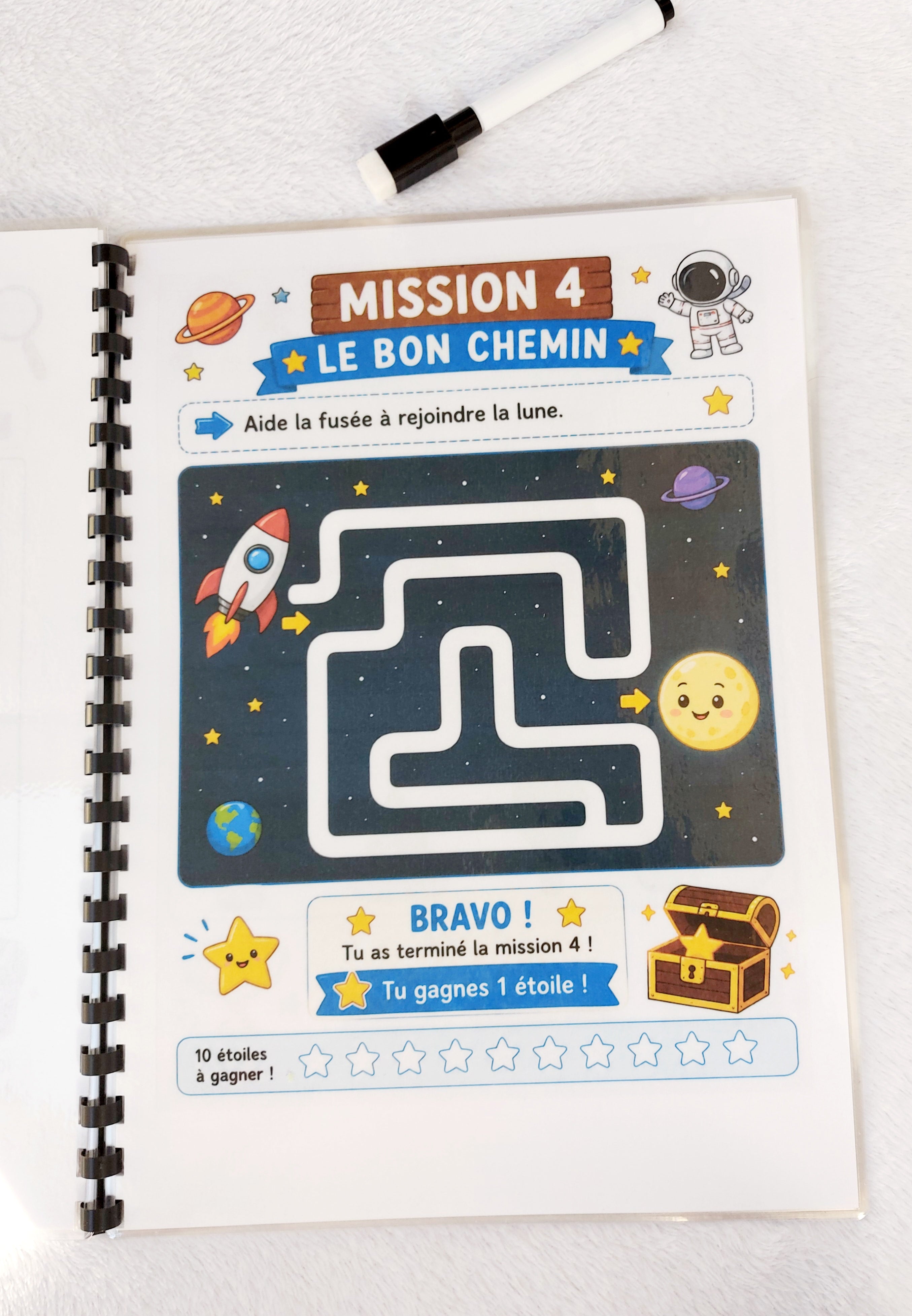 Mission Vacances – Livret d'activités réutilisable dès 5 ans | 10 missions à réussir