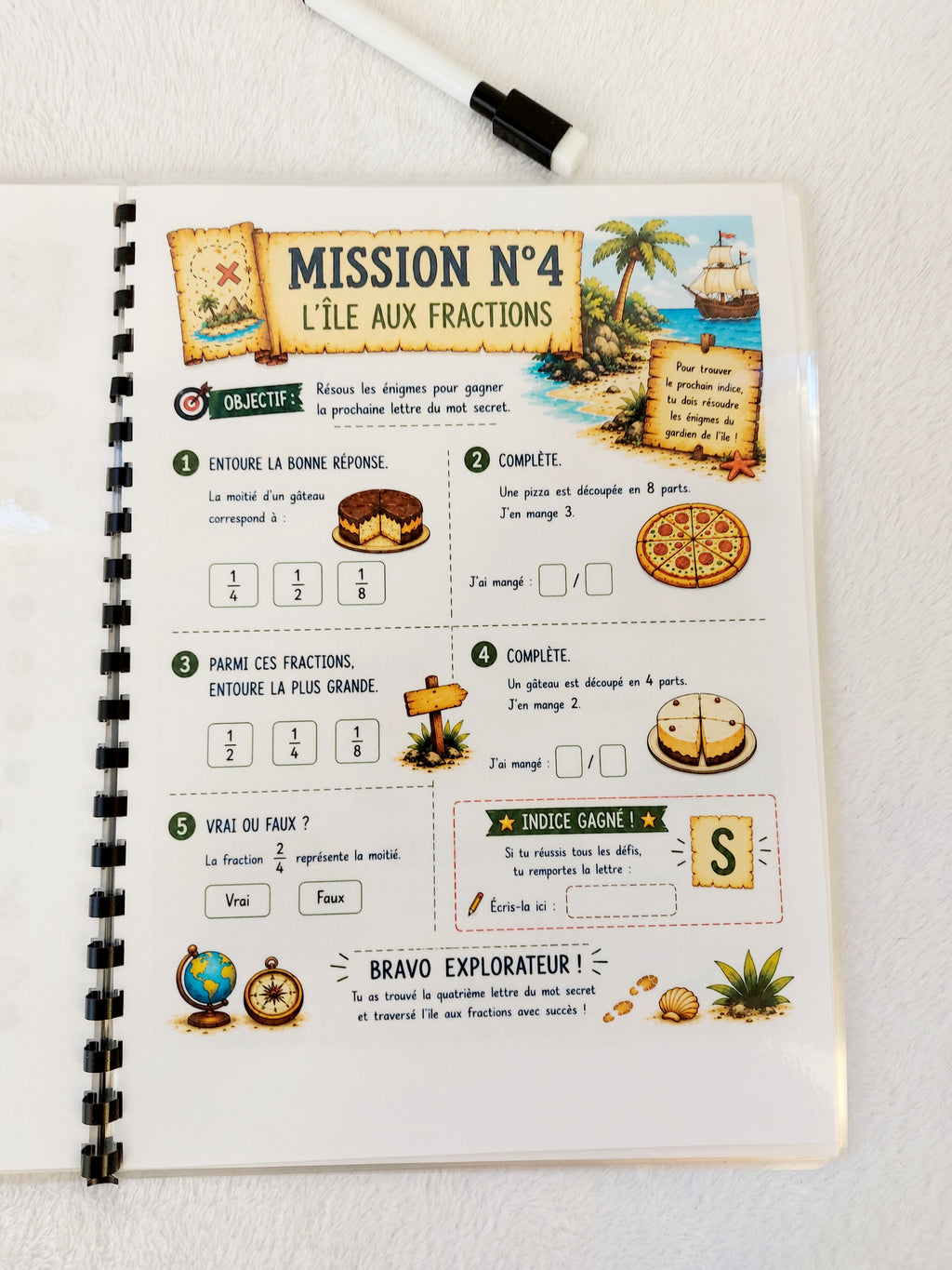 Mission CM2 – La Chasse au Trésor des Vacances | Livret Révisions CM1 vers CM2 Réutilisable