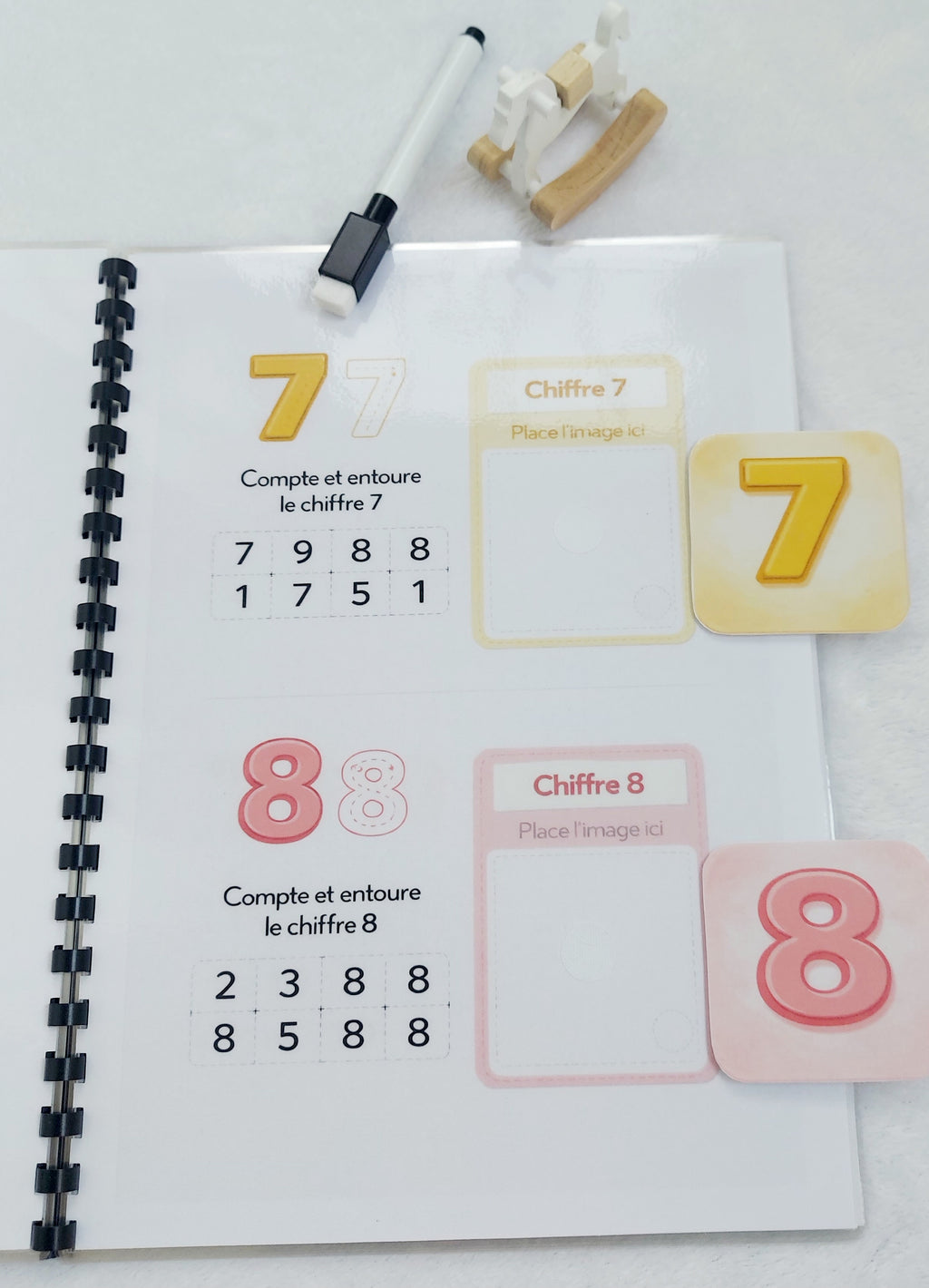 J’apprends à compter de 0 à 20 – Livret éducatif réutilisable