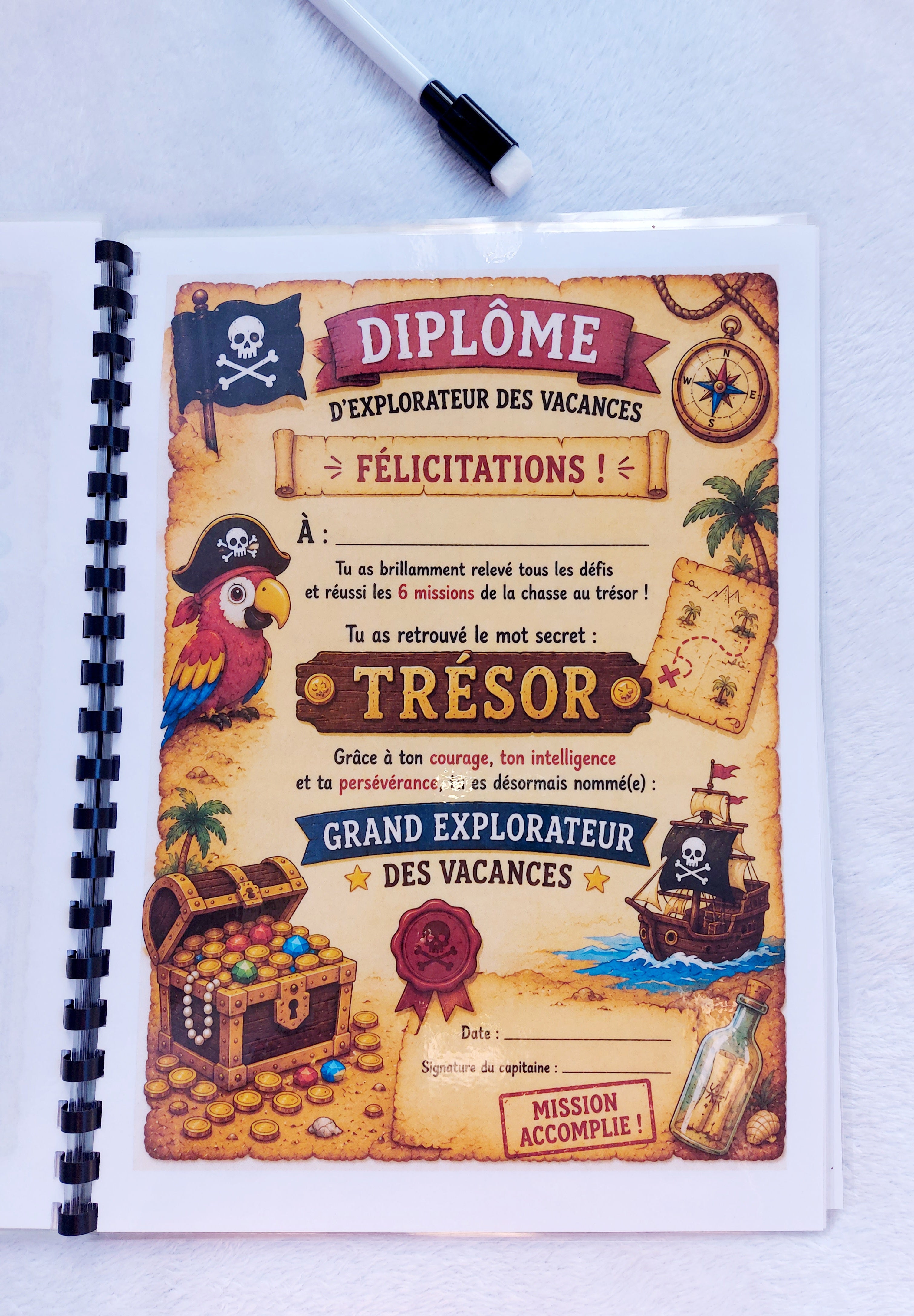 Mission CE1 ➜ CE2 : La Chasse au Trésor des Vacances | Livret d'activités réutilisable dès 7 ans
