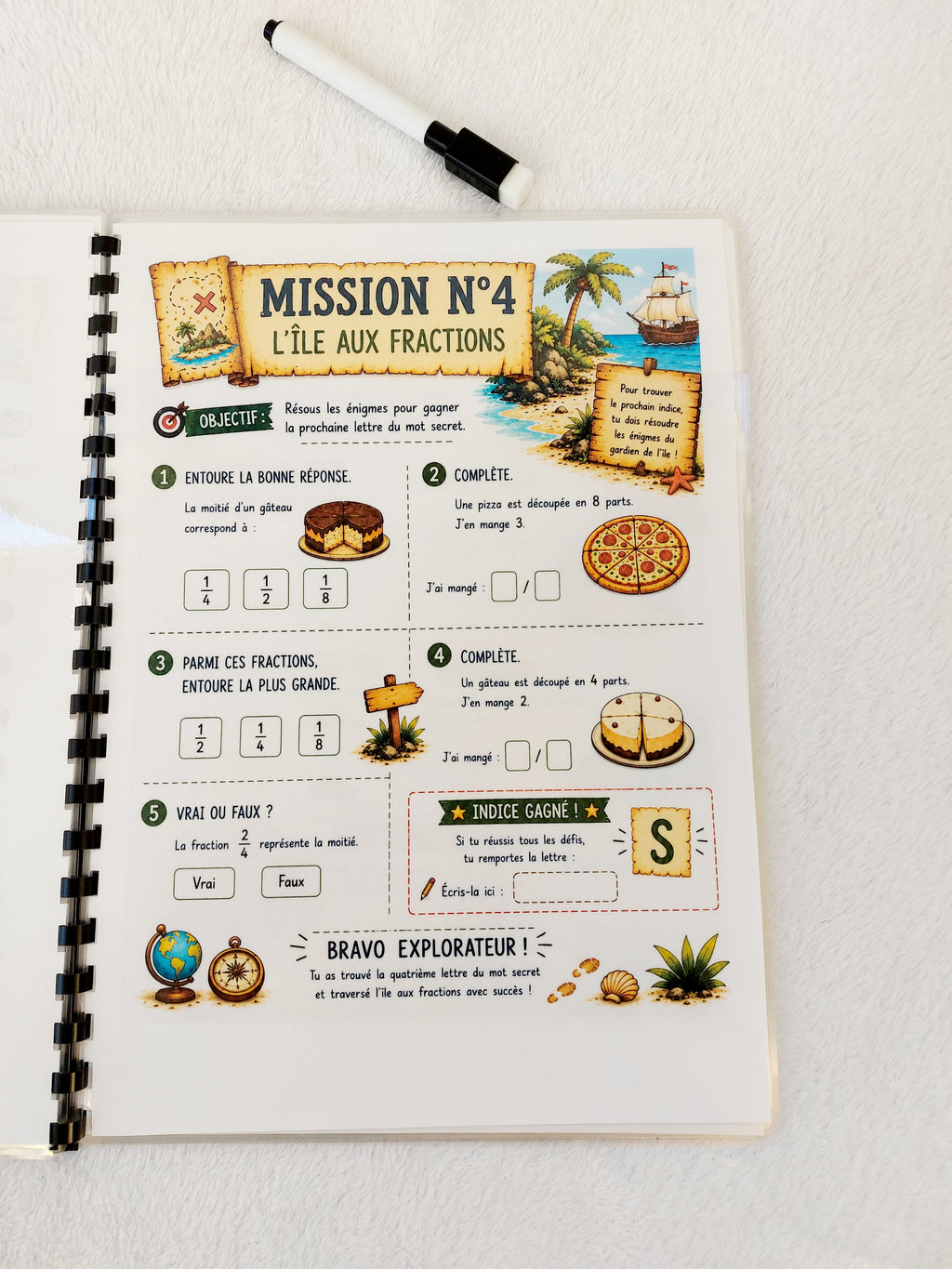 Mission CM2 – La Chasse au Trésor des Vacances | Livret Révisions CM1 vers CM2 Réutilisable