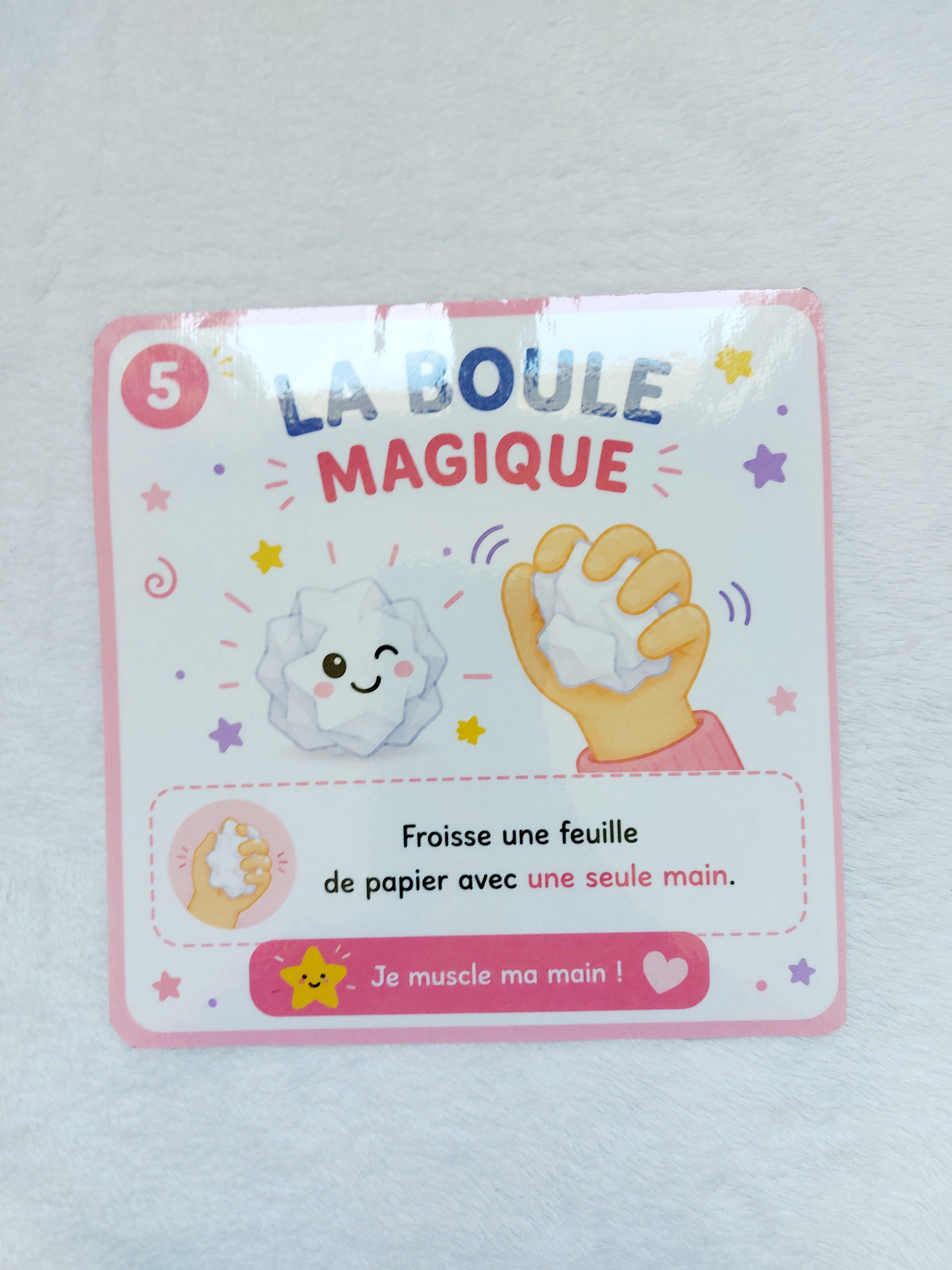 Cartes de motricité fine - Dès 3 ans | 10 défis ludiques pour les doigts