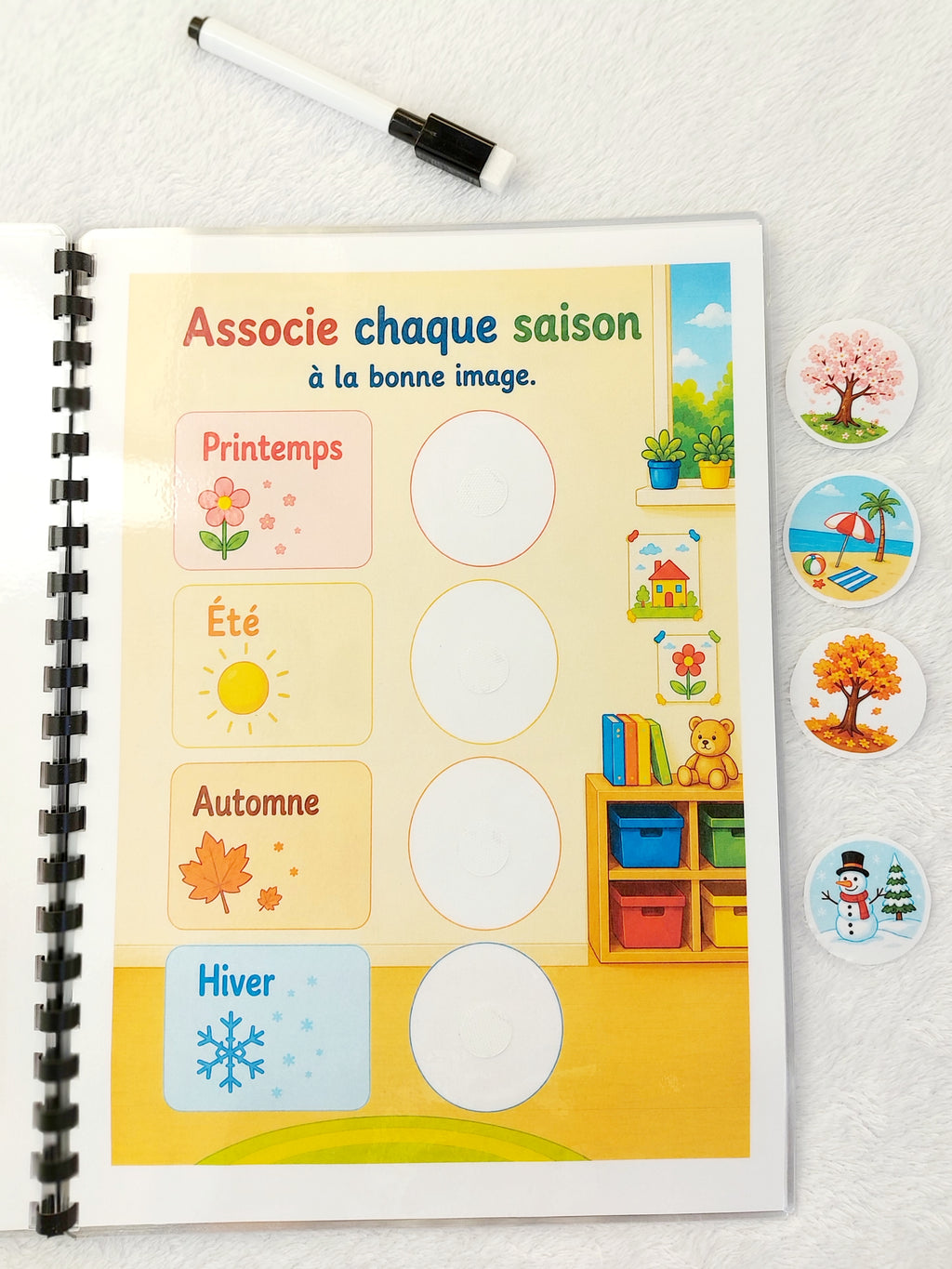 En route vers la maternelle – Livret d'activités réutilisable dès 2 ans