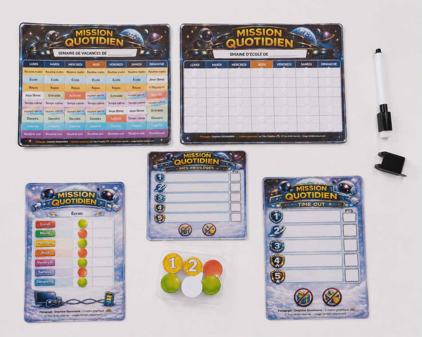 PACK ASTRONAUTE 9/12 ans