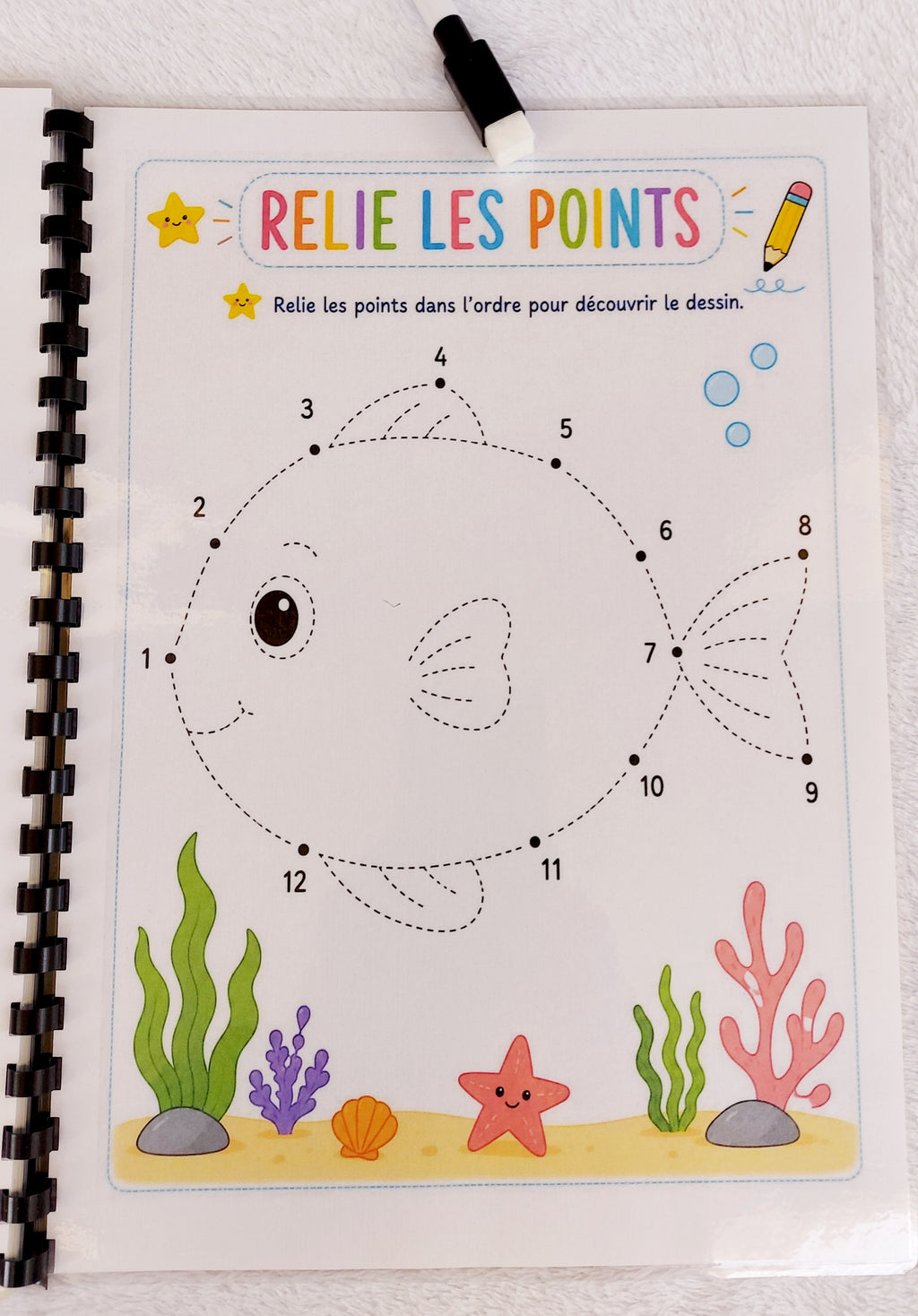 Mon Cahier de Graphisme Effaçable dès 4 ans – Lettres, Chiffres, Formes et Tracés ✏️