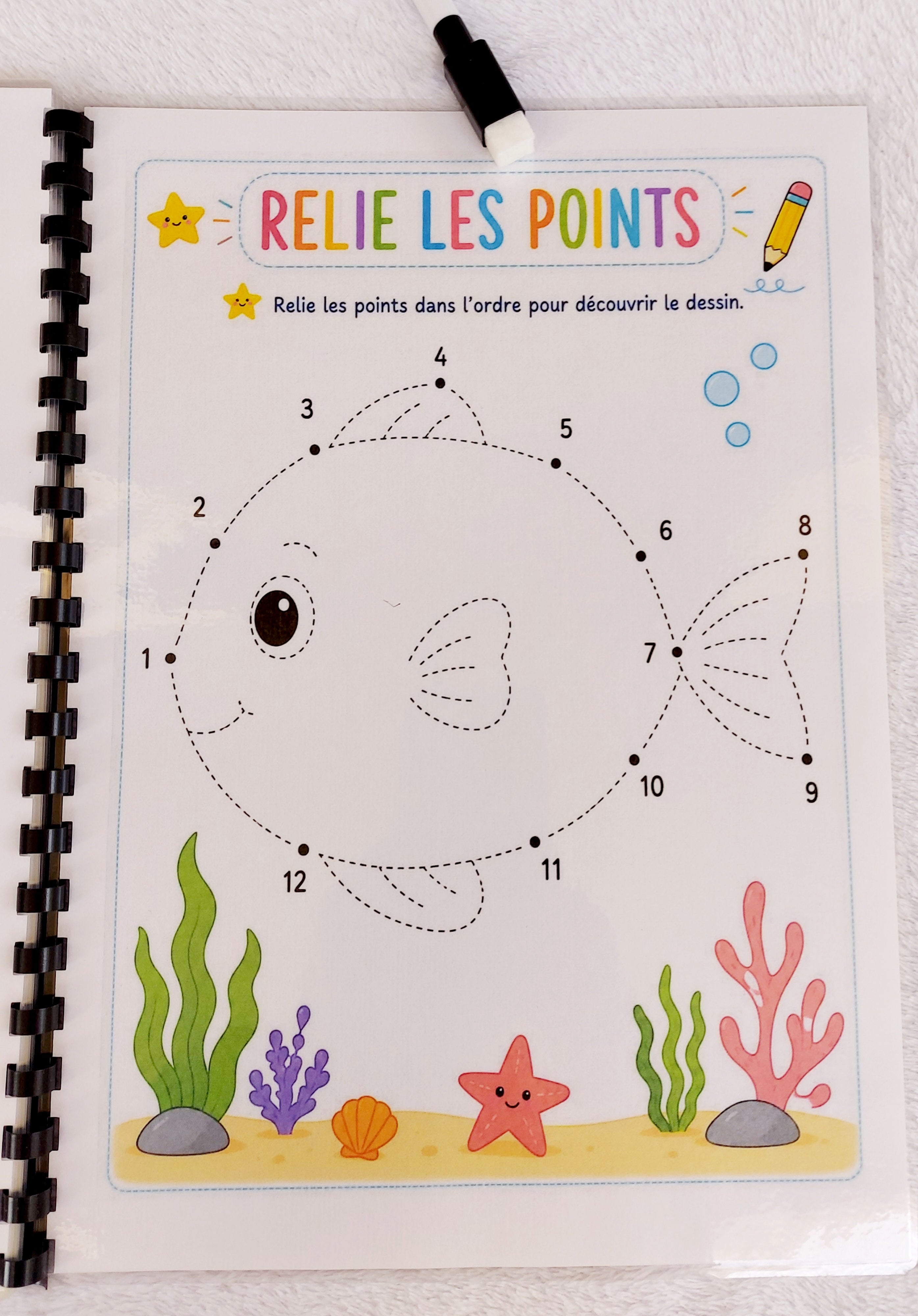 Mon Cahier de Graphisme Effaçable dès 4 ans – Lettres, Chiffres, Formes et Tracés ✏️