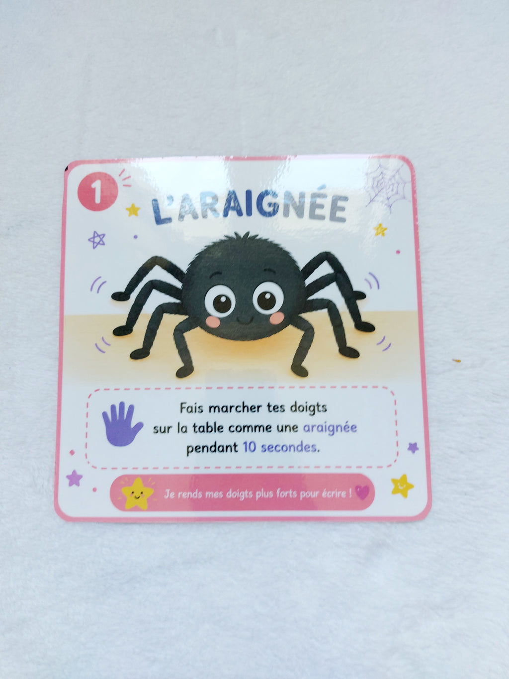 Cartes de motricité fine - Dès 3 ans | 10 défis ludiques pour les doigts