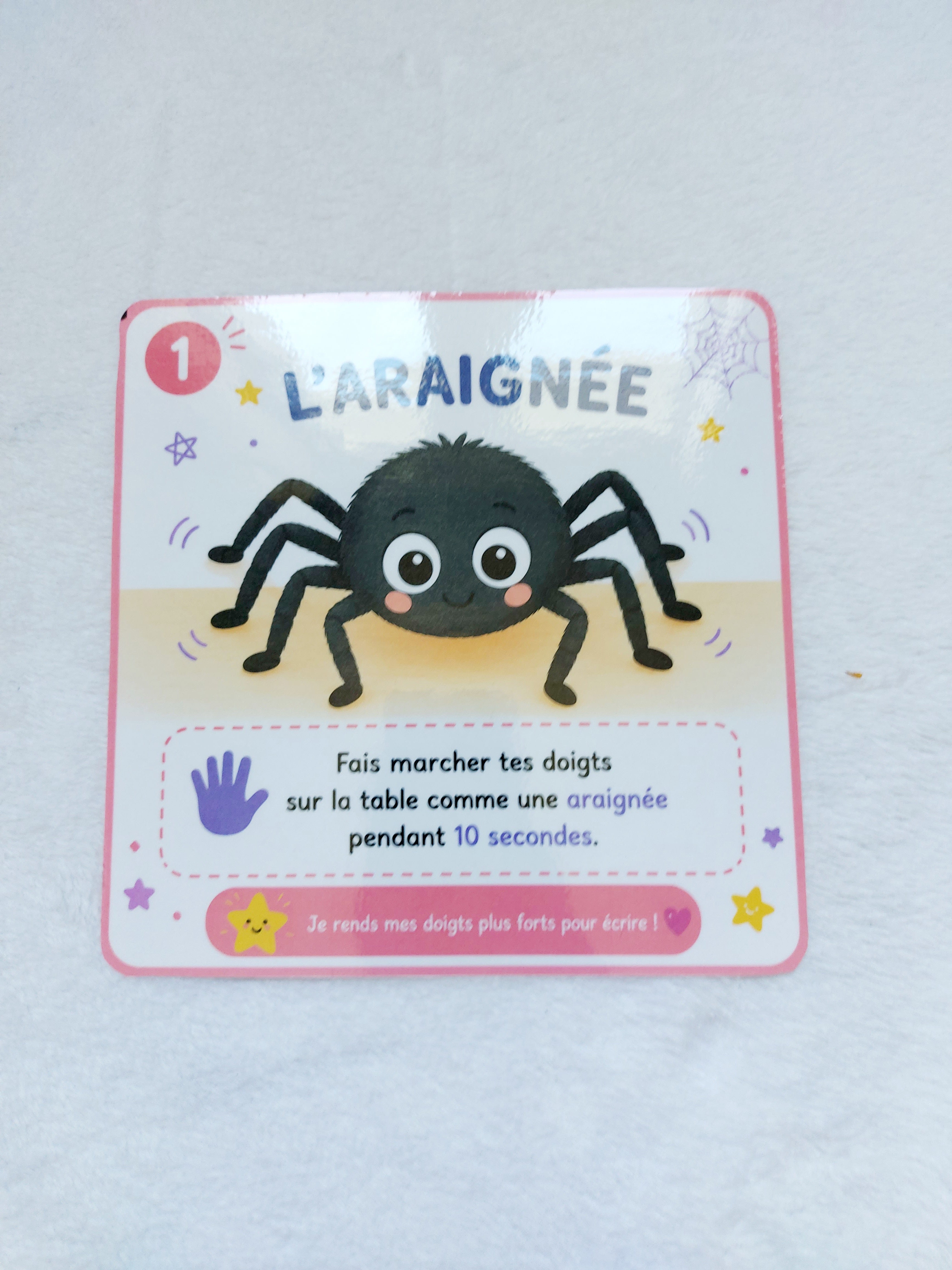 Cartes de motricité fine - Dès 3 ans | 10 défis ludiques pour les doigts