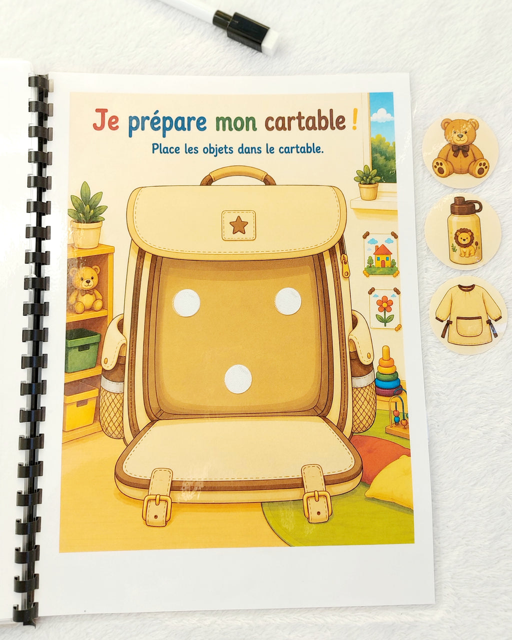 En route vers la maternelle – Livret d'activités réutilisable dès 2 ans