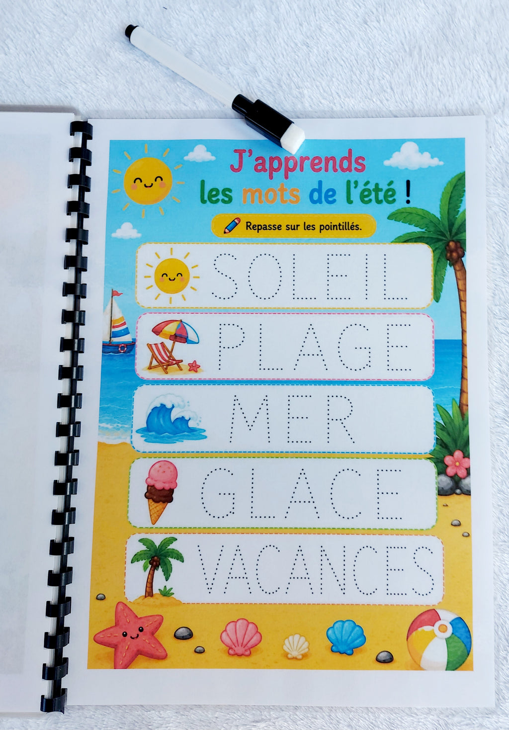 MON LIVRET DES VACANCES D'ÉTÉ – 2/3 ANS ☀️🏖️