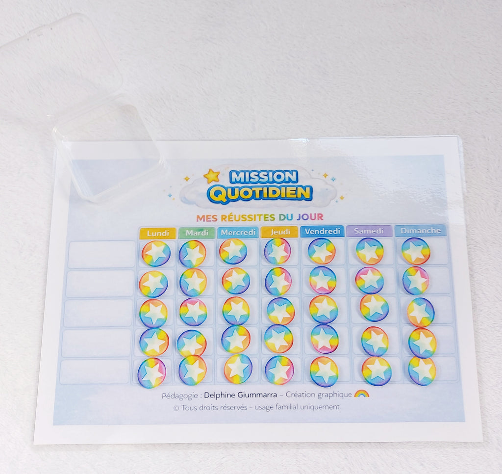 LOT SYSTÈME DE POINTS ORIGINAL 4/8 ANS