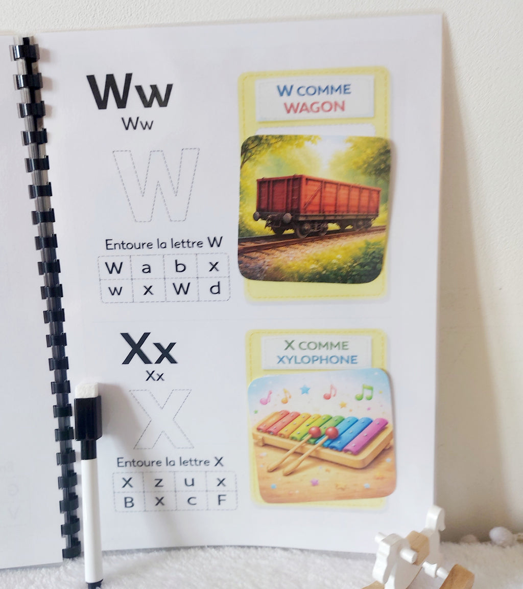 Livret d’activités L’Alphabet – J’apprends les lettres en m’amusant