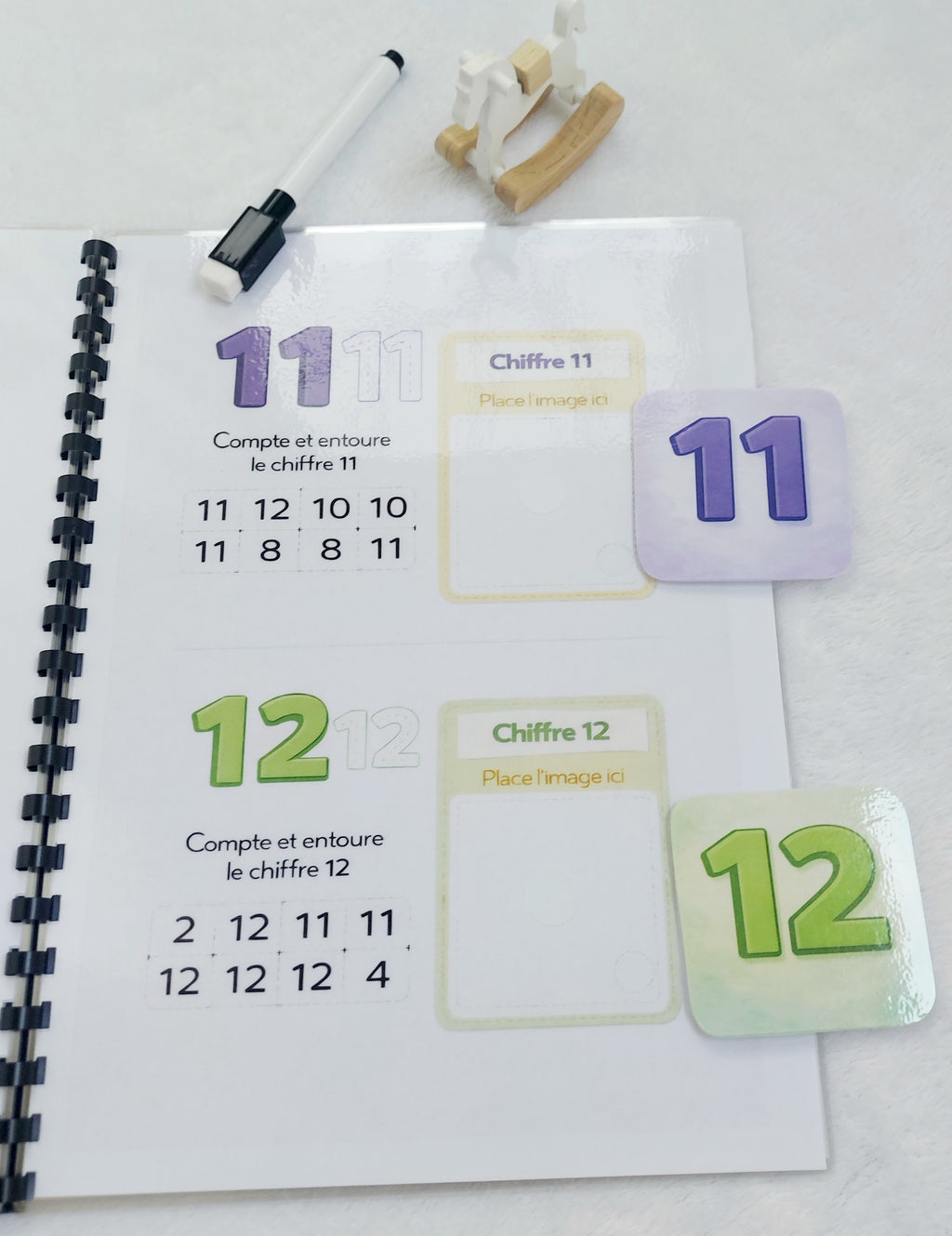 J’apprends à compter de 0 à 20 – Livret éducatif réutilisable