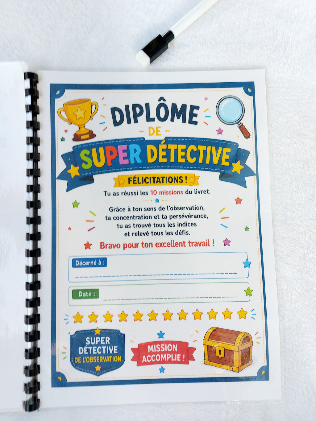 Mission Vacances – Livret d'activités réutilisable dès 5 ans | 10 missions à réussir