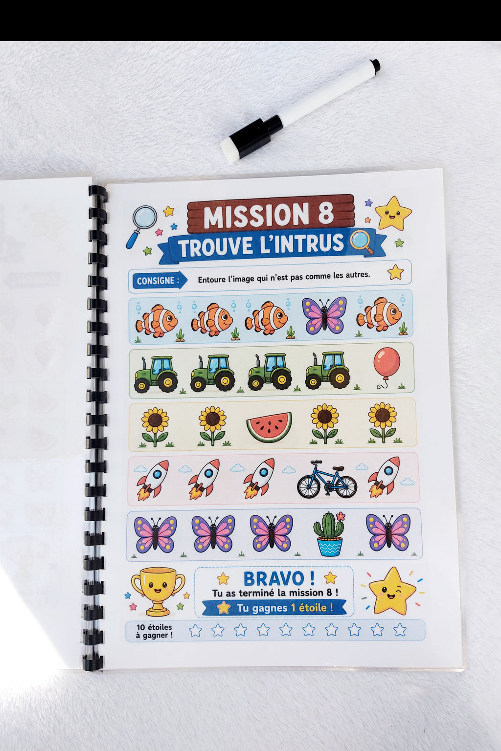 Mission Vacances – Livret d'activités réutilisable dès 5 ans | 10 missions à réussir