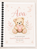Carnet de suivi bébé fille personnalisé – 30 pages