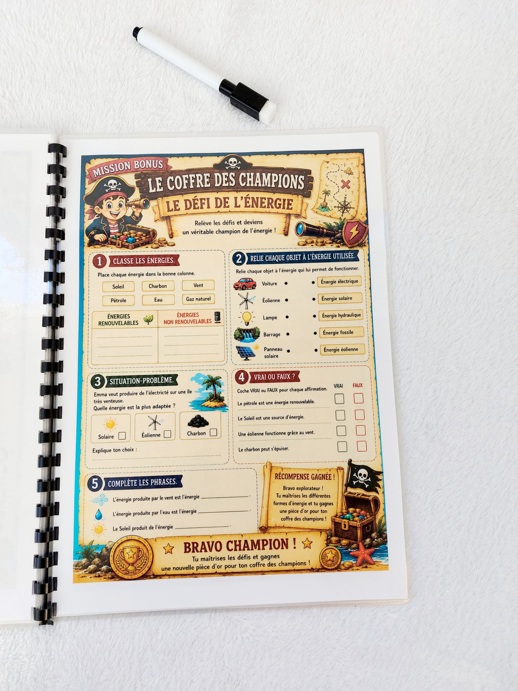 Mission CM2 – La Chasse au Trésor des Vacances | Livret Révisions CM1 vers CM2 Réutilisable