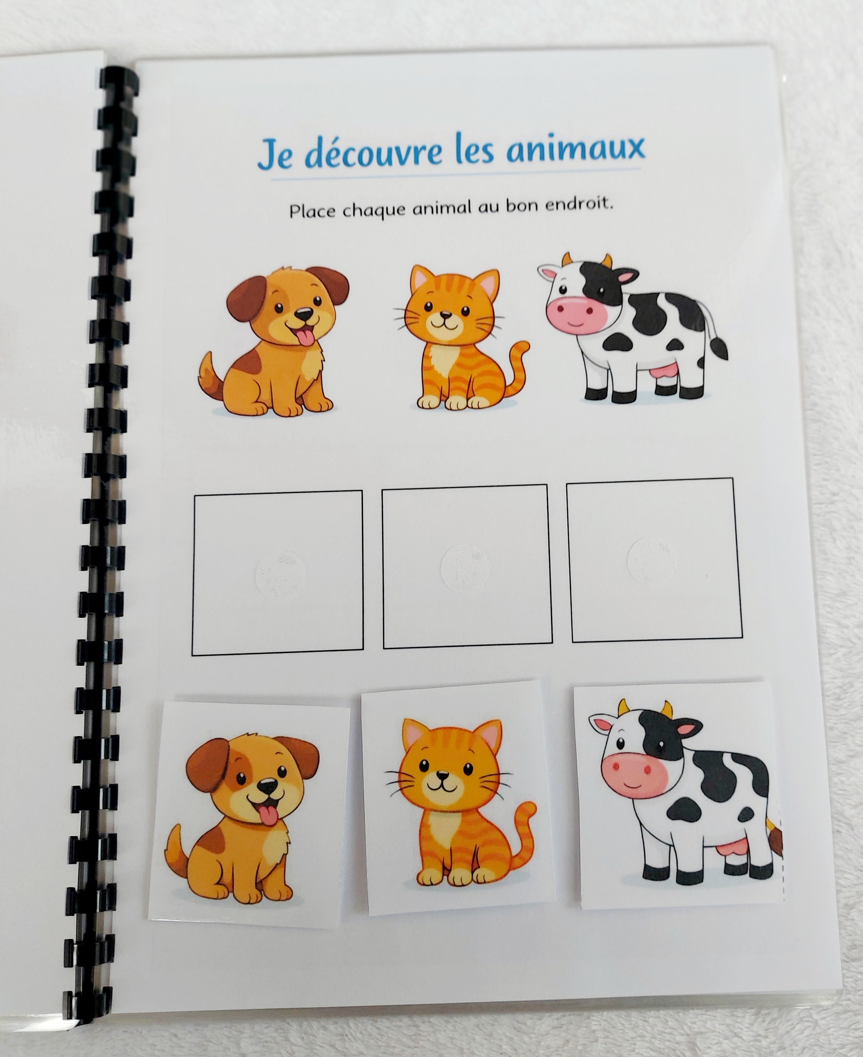 Je Découvre – Livret d'Activités Réutilisable dès 18 mois