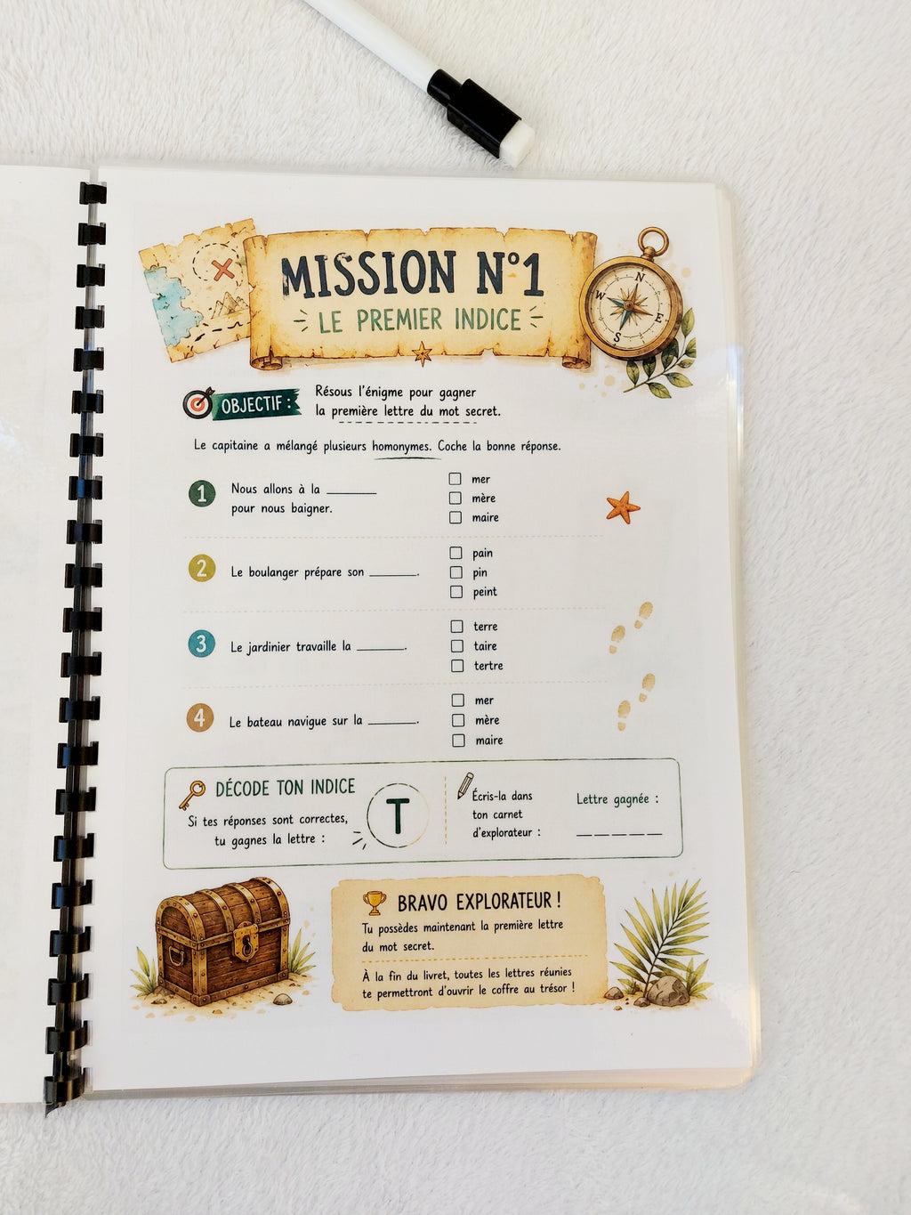 Mission CM2 – La Chasse au Trésor des Vacances | Livret Révisions CM1 vers CM2 Réutilisable