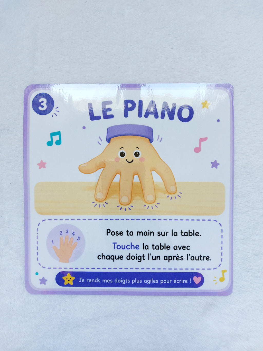 Cartes de motricité fine - Dès 3 ans | 10 défis ludiques pour les doigts