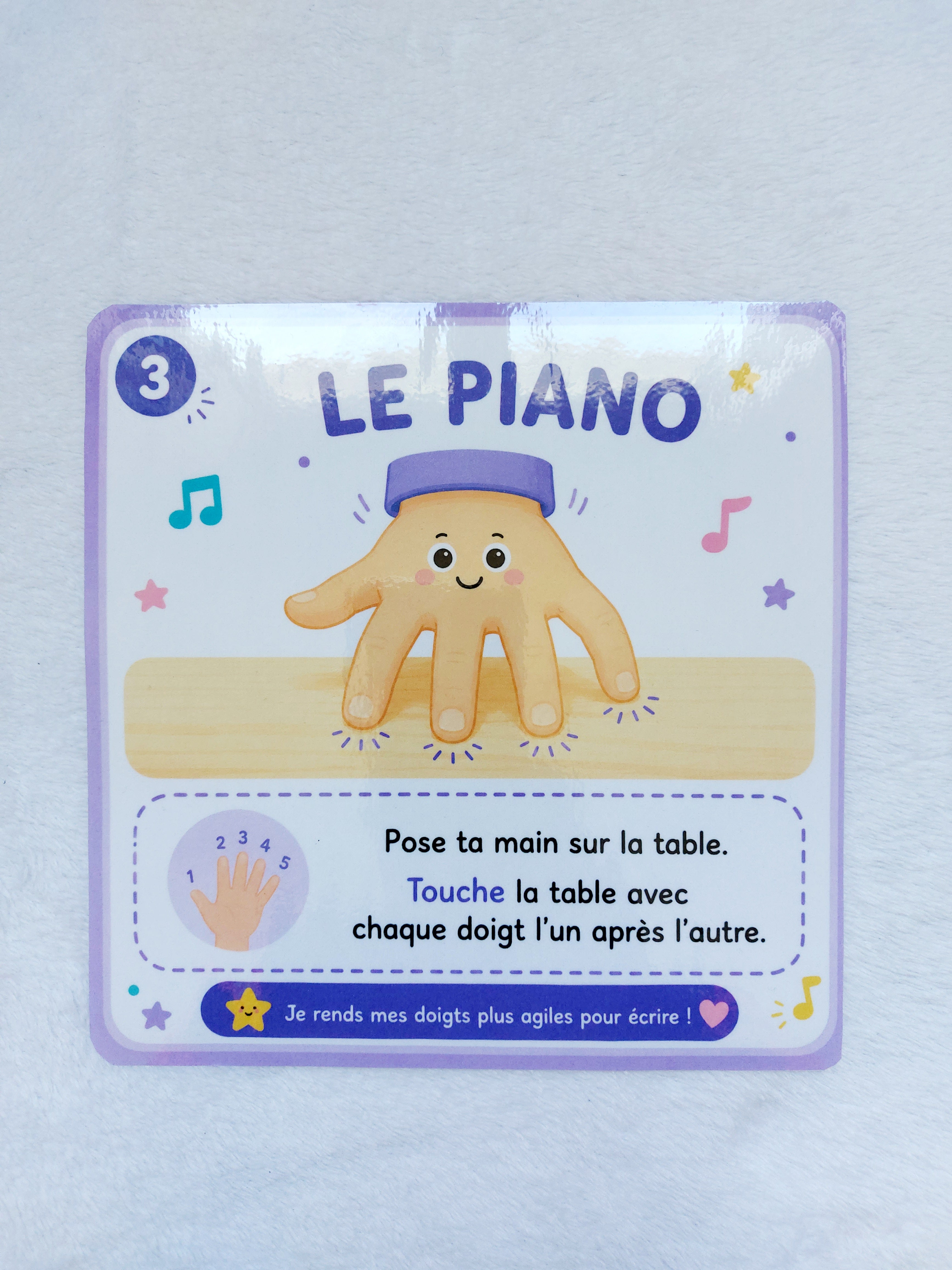 Cartes de motricité fine - Dès 3 ans | 10 défis ludiques pour les doigts