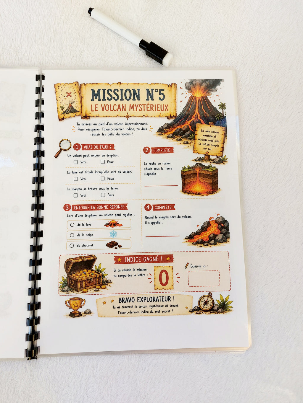 Mission CM2 – La Chasse au Trésor des Vacances | Livret Révisions CM1 vers CM2 Réutilisable