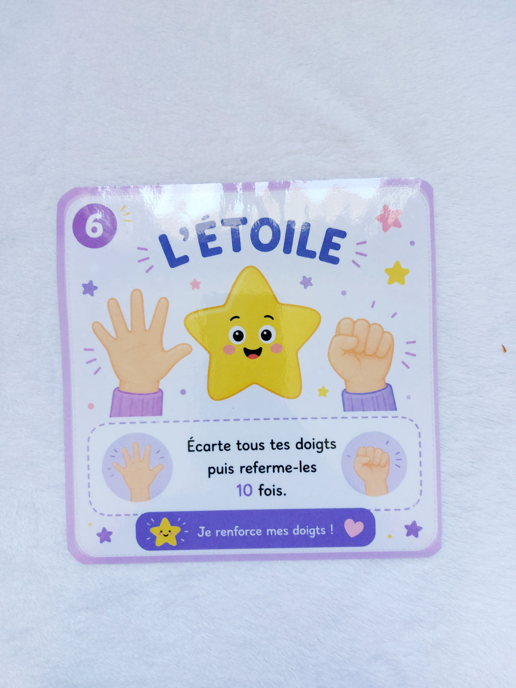 Cartes de motricité fine - Dès 3 ans | 10 défis ludiques pour les doigts
